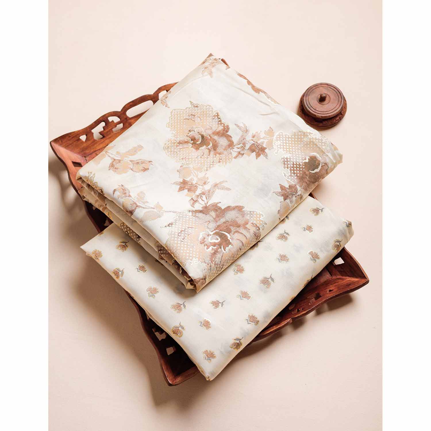 ERI SILK FOIL PRINTED FABRICS