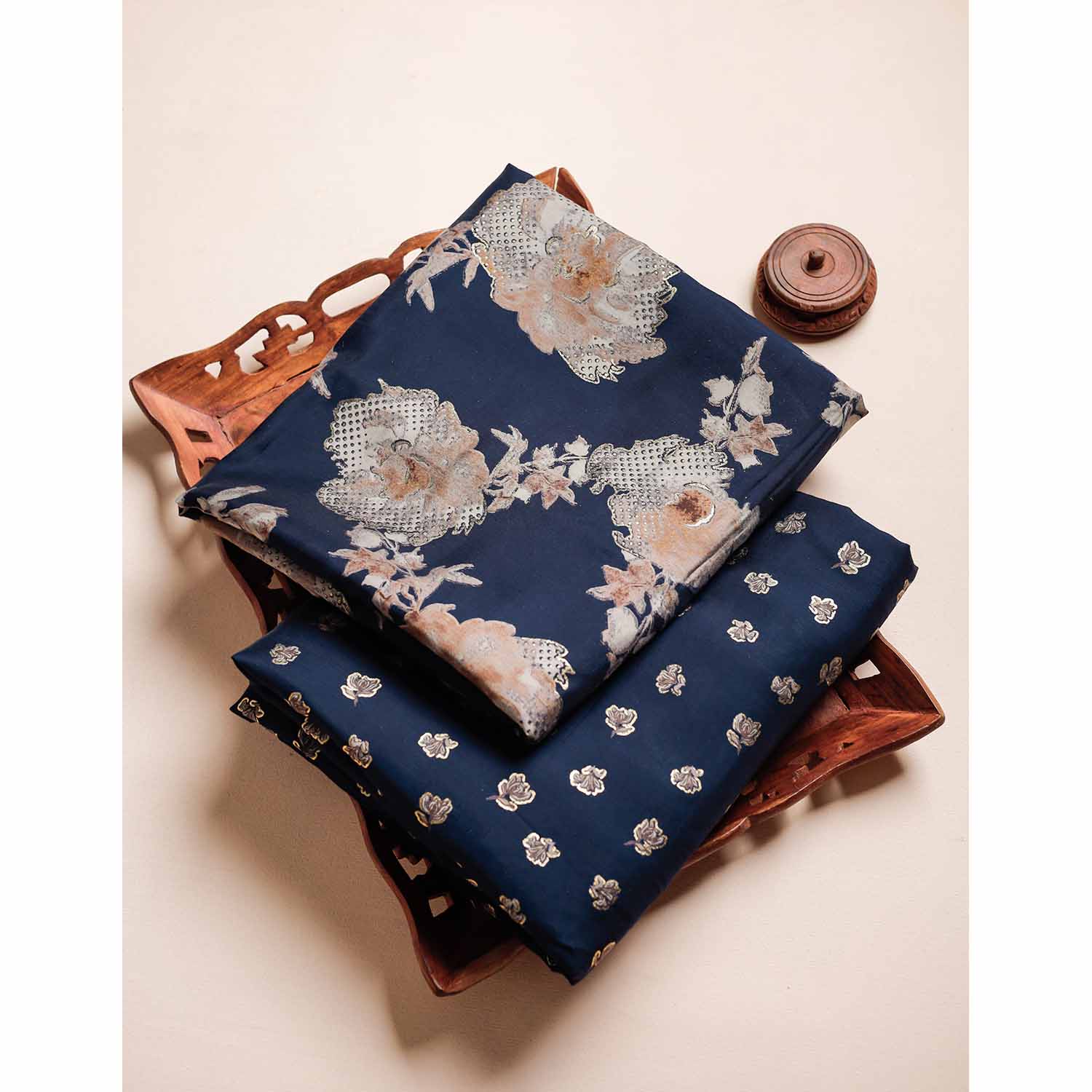 ERI SILK FOIL PRINTED FABRICS