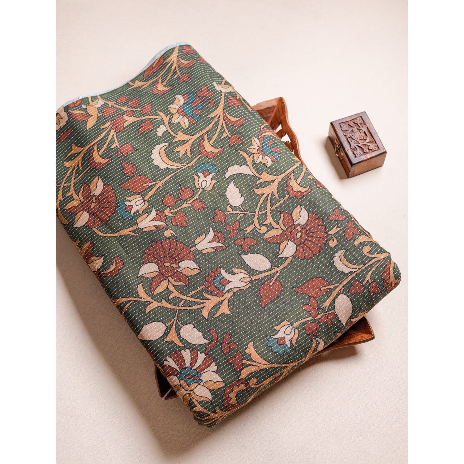 COTTON KANTHA PRINTED FABRIC