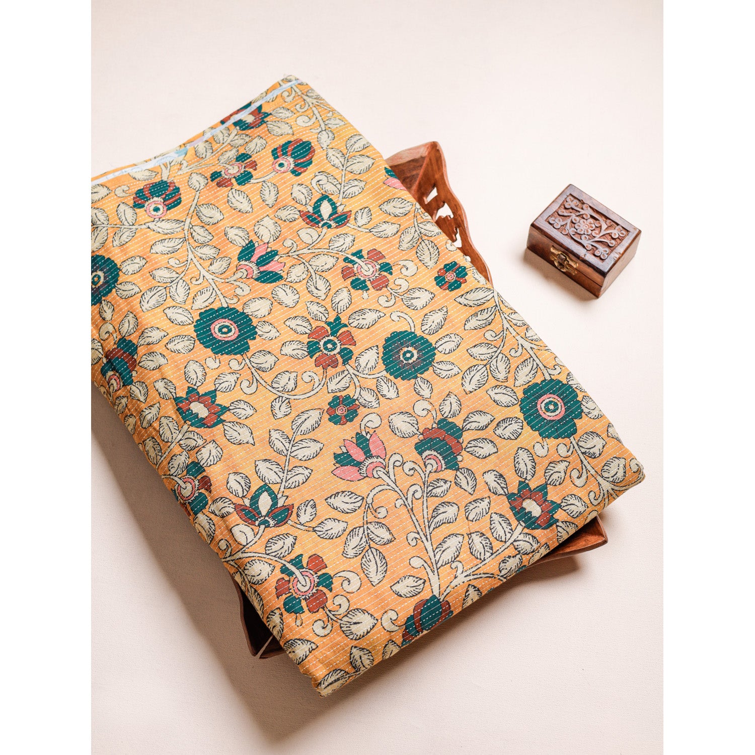 COTTON KANTHA PRINTED FABRIC