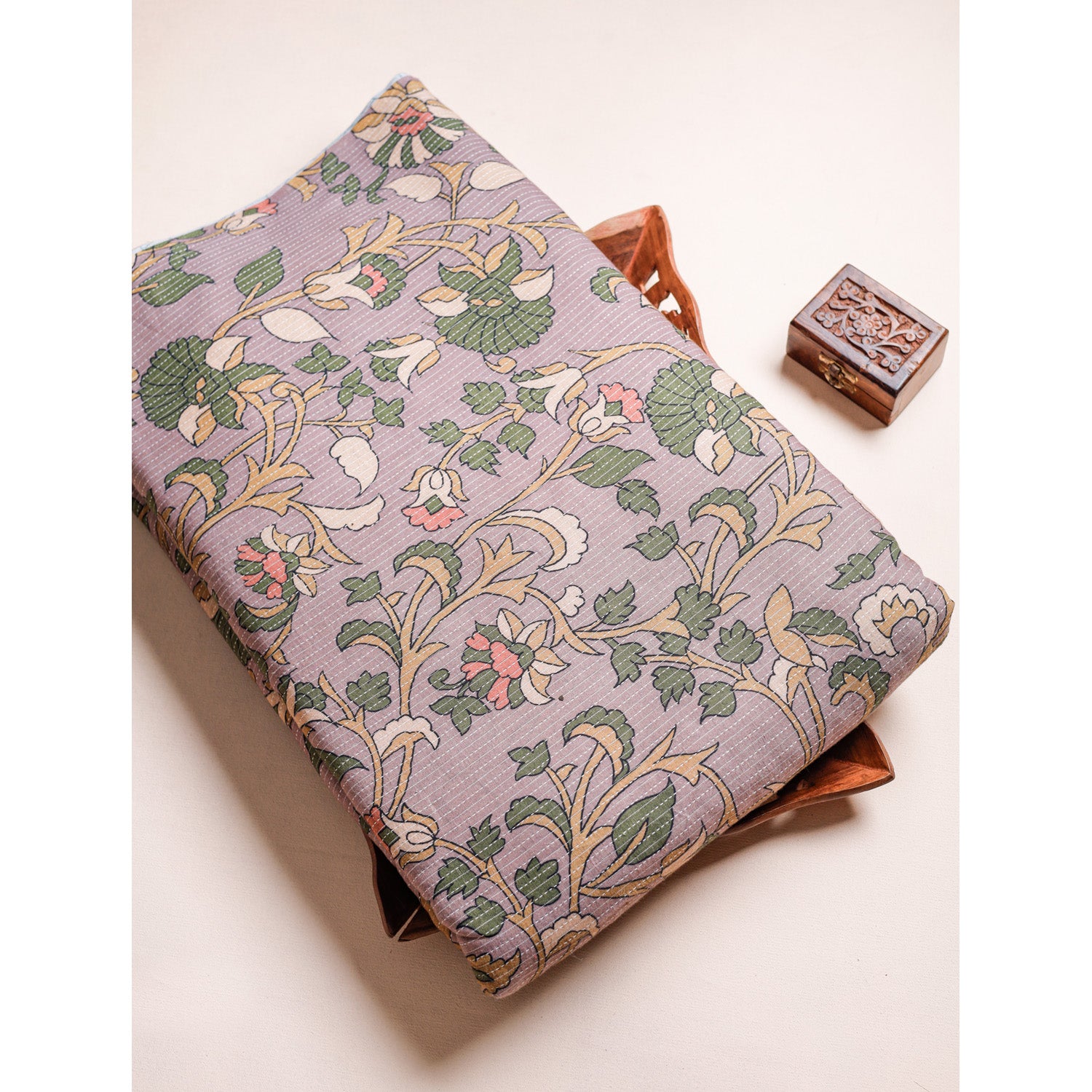 COTTON KANTHA PRINTED FABRIC