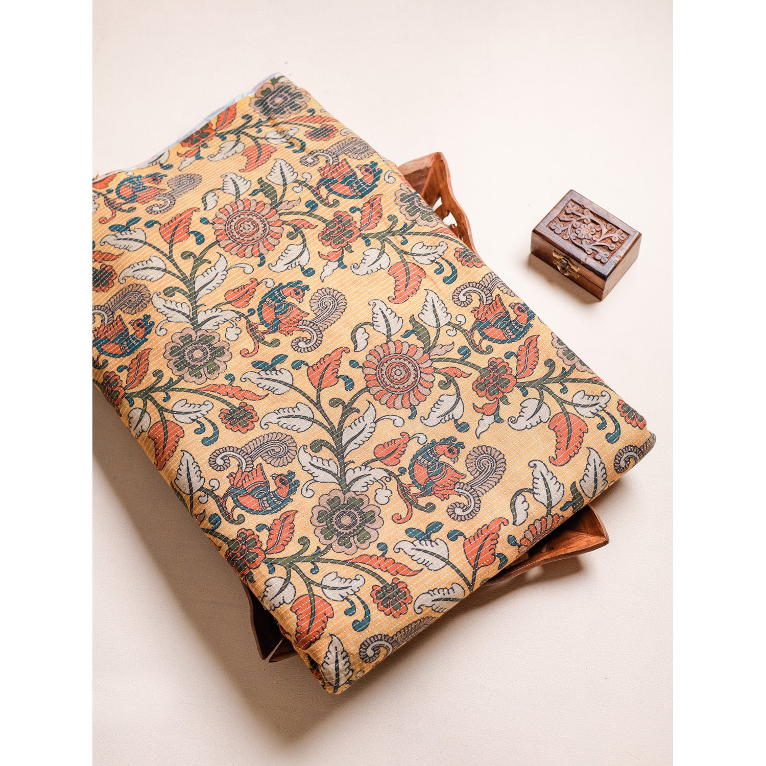 COTTON KANTHA PRINTED FABRIC