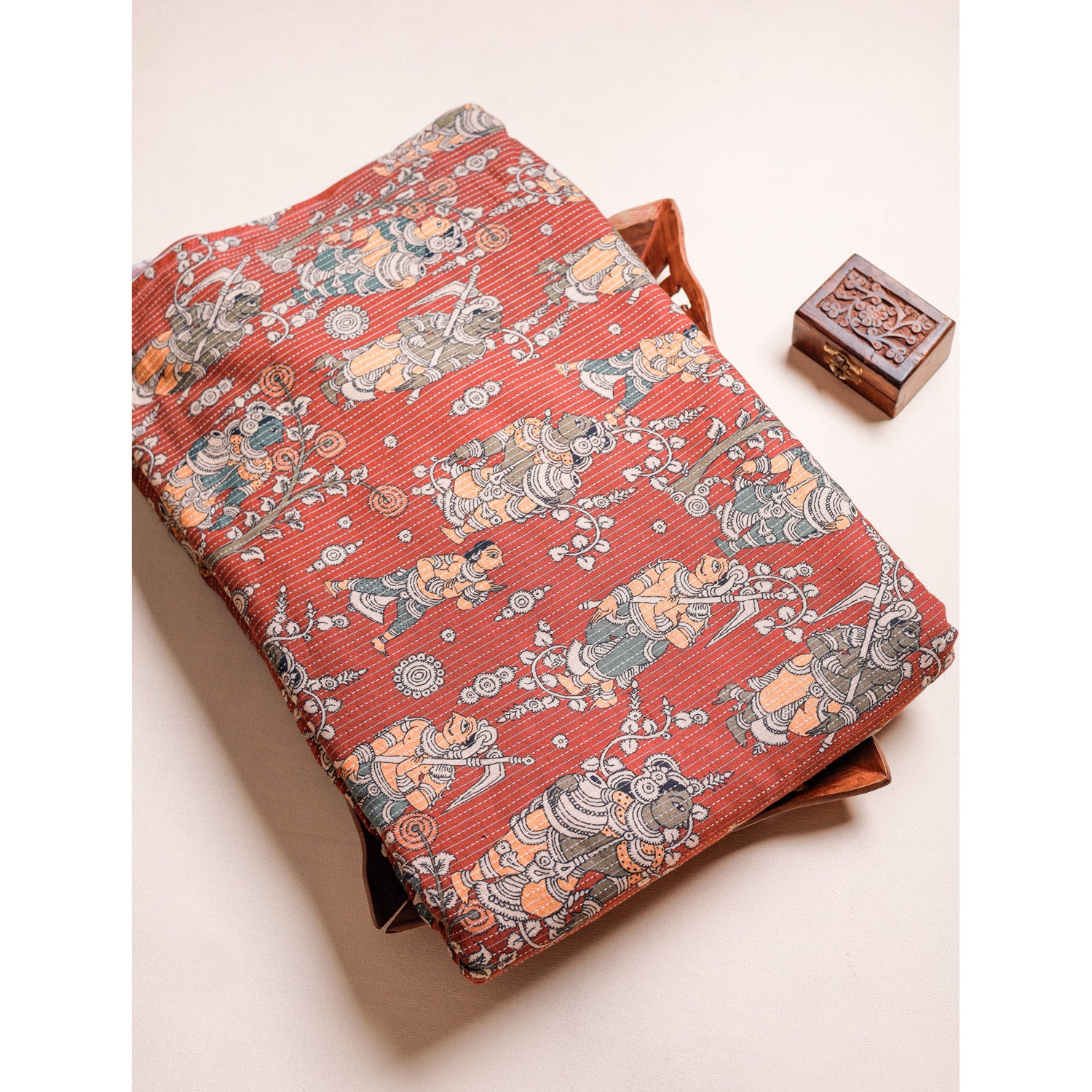 COTTON KANTHA PRINTED FABRIC