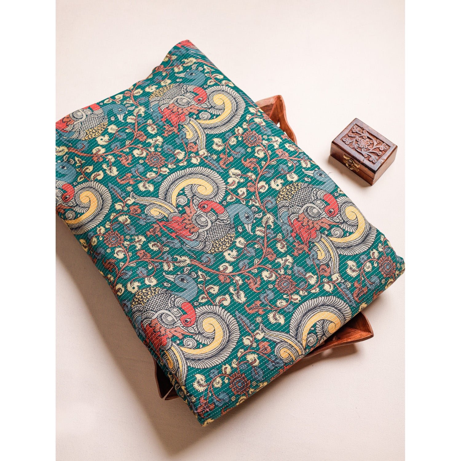 COTTON KANTHA PRINTED FABRIC