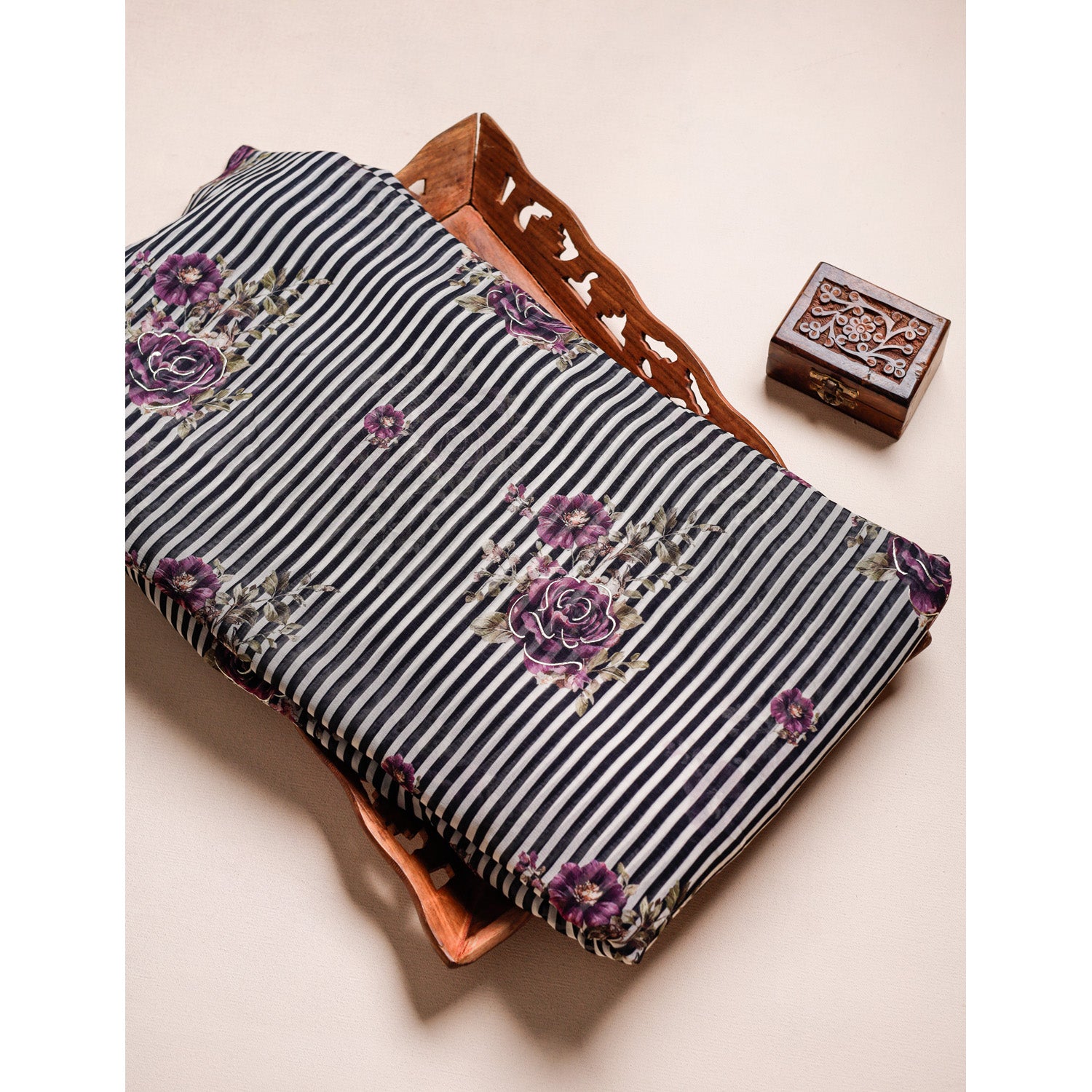 PURE VISCOSE GEORGETTE PRINTED FABRIC