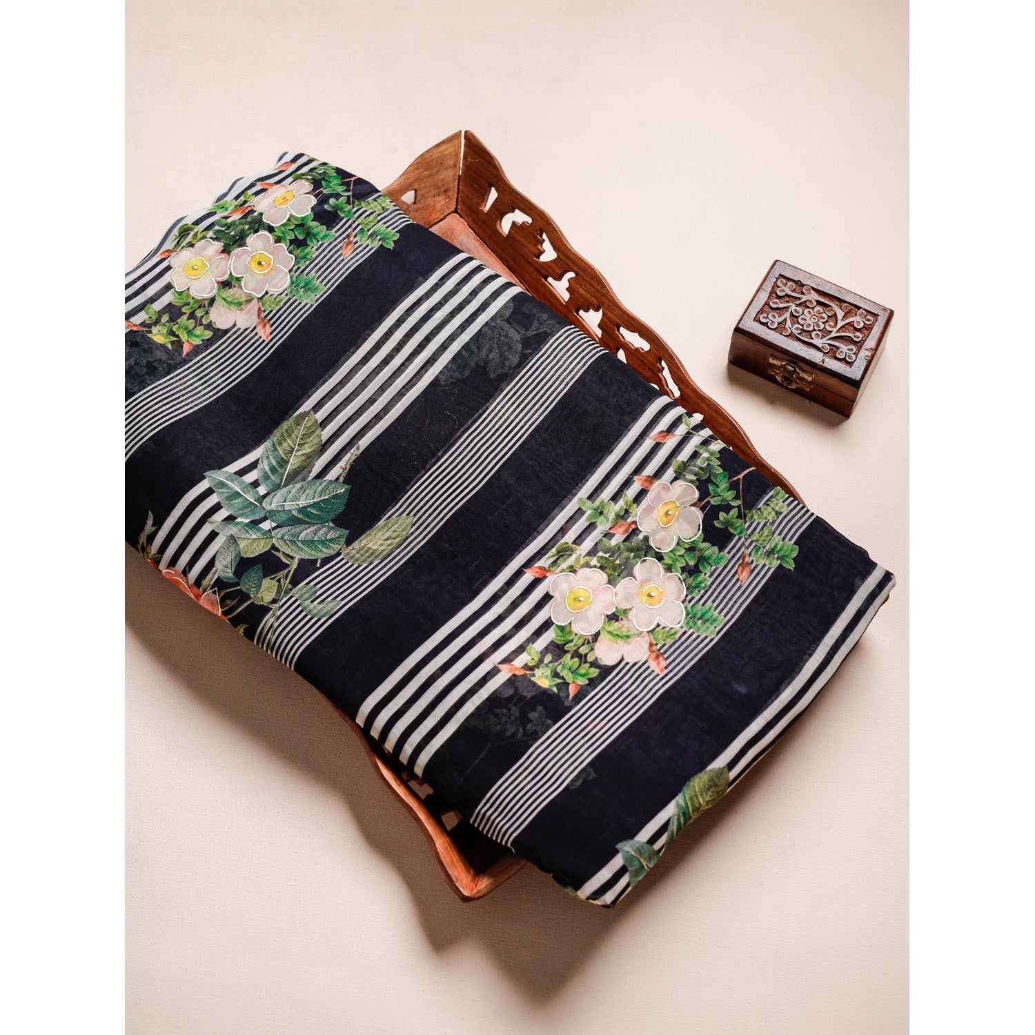 PURE VISCOSE GEORGETTE PRINTED FABRIC