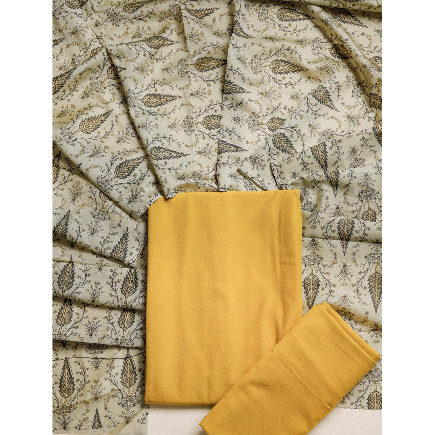 COTTON 3 PIECE SUIT SET