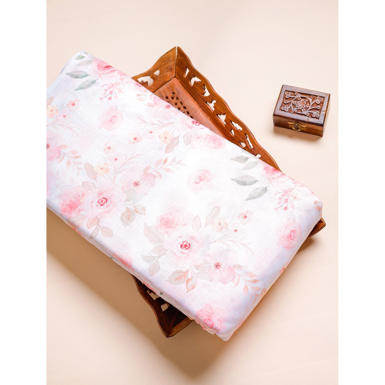 COTTON LINEN PRINTED FABRIC