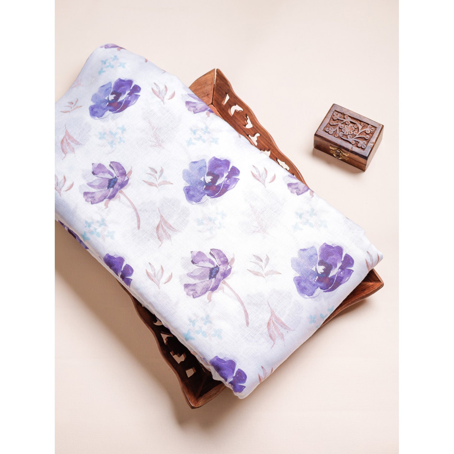 COTTON LINEN PRINTED FABRIC