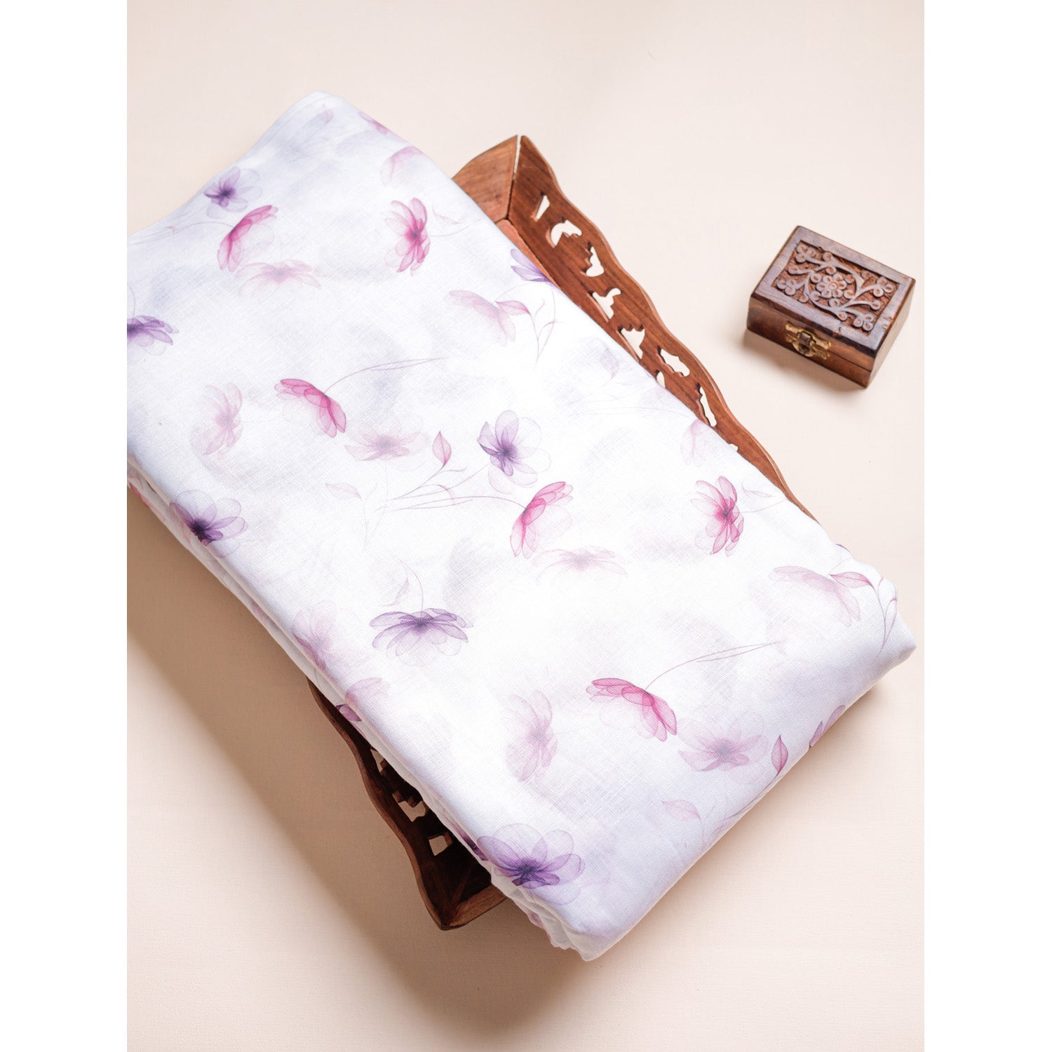 COTTON LINEN PRINTED FABRIC