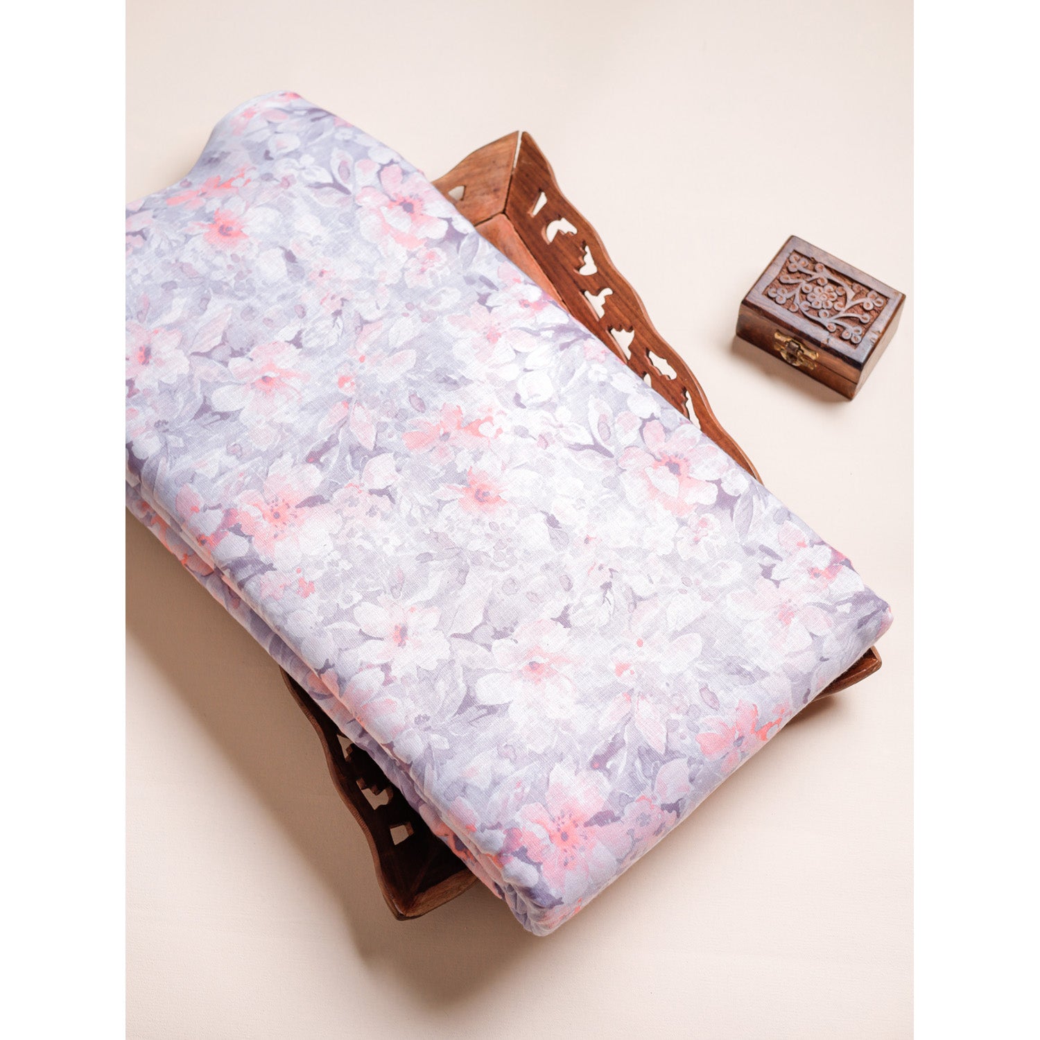 COTTON LINEN PRINTED FABRIC