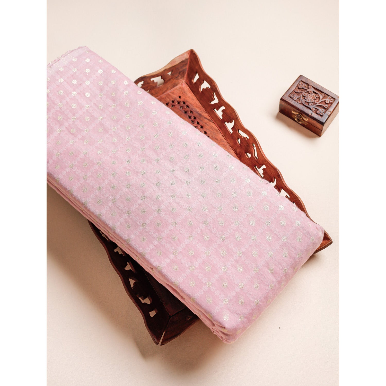 COTTON JACQUARD WOVEN FABRIC