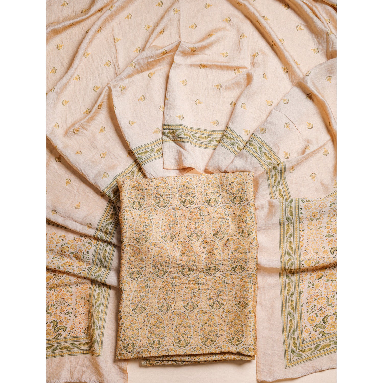 MOGRA CHANDERI 2 PIECE SET