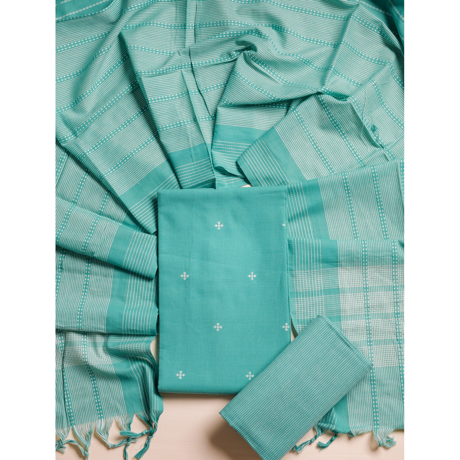 COTTON HANDLOOM SUIT SET