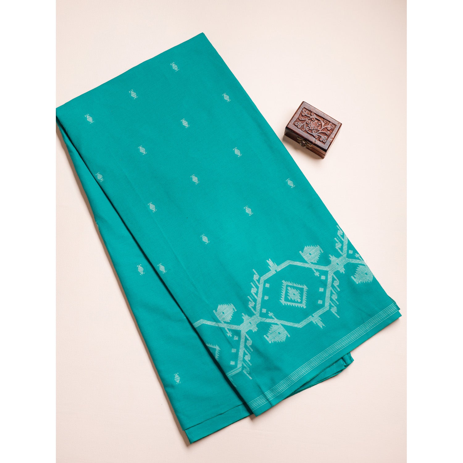 PURE COTTON HANDLOOM JAMDHANI FABRIC