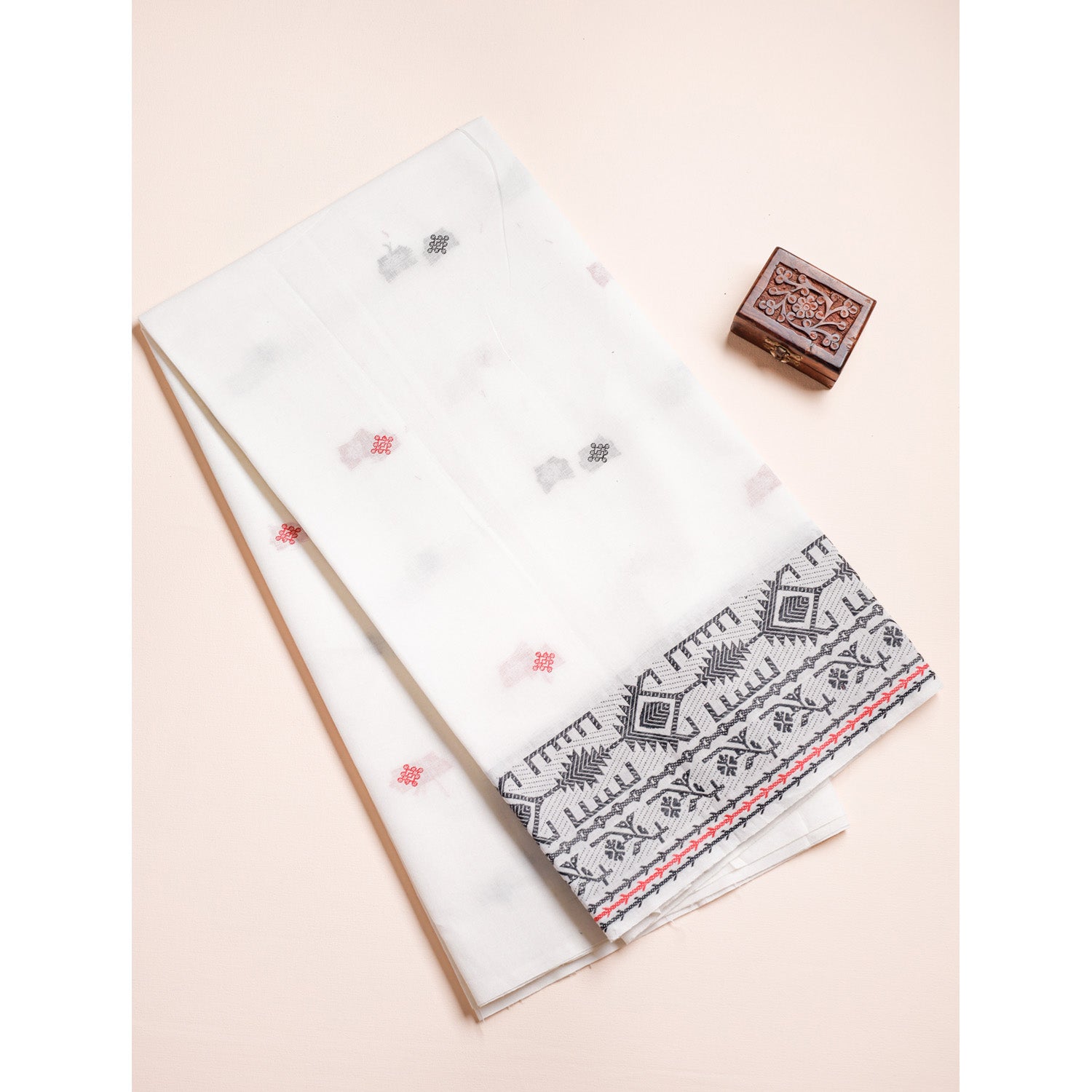 PURE COTTON HANDLOOM JAMDHANI FABRIC