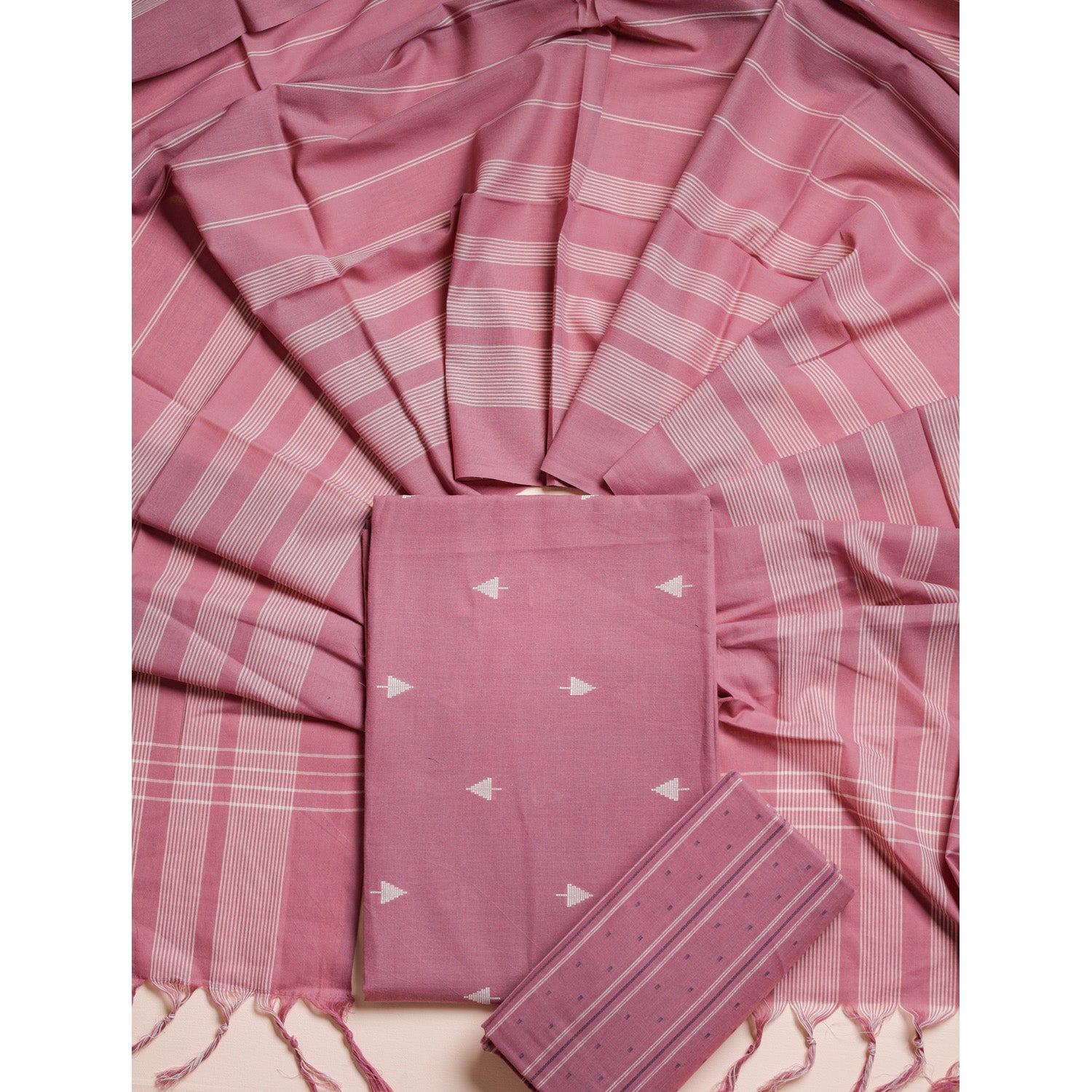 COTTON HANDLOOM SUIT SET