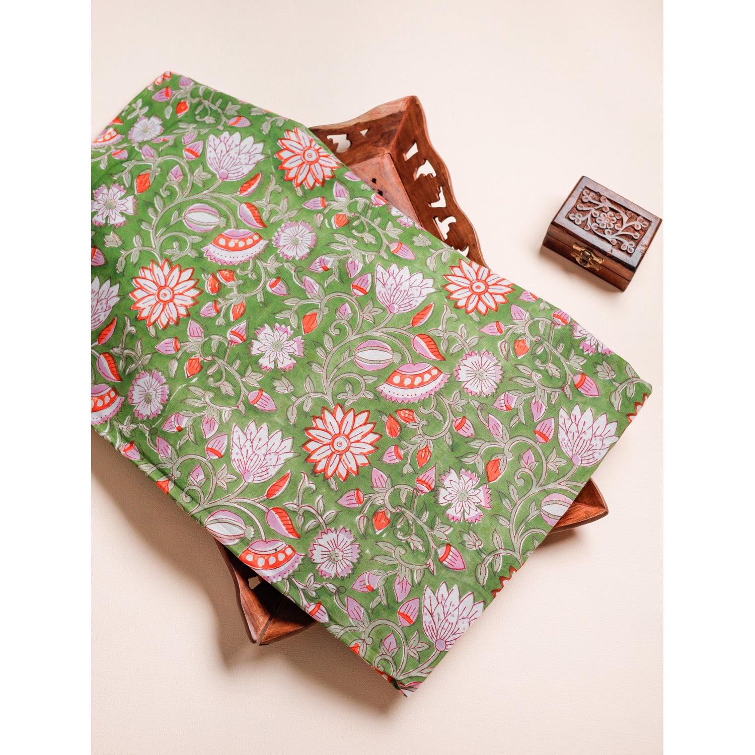 COTTON HANDBLOCK PRINTED FABRIC