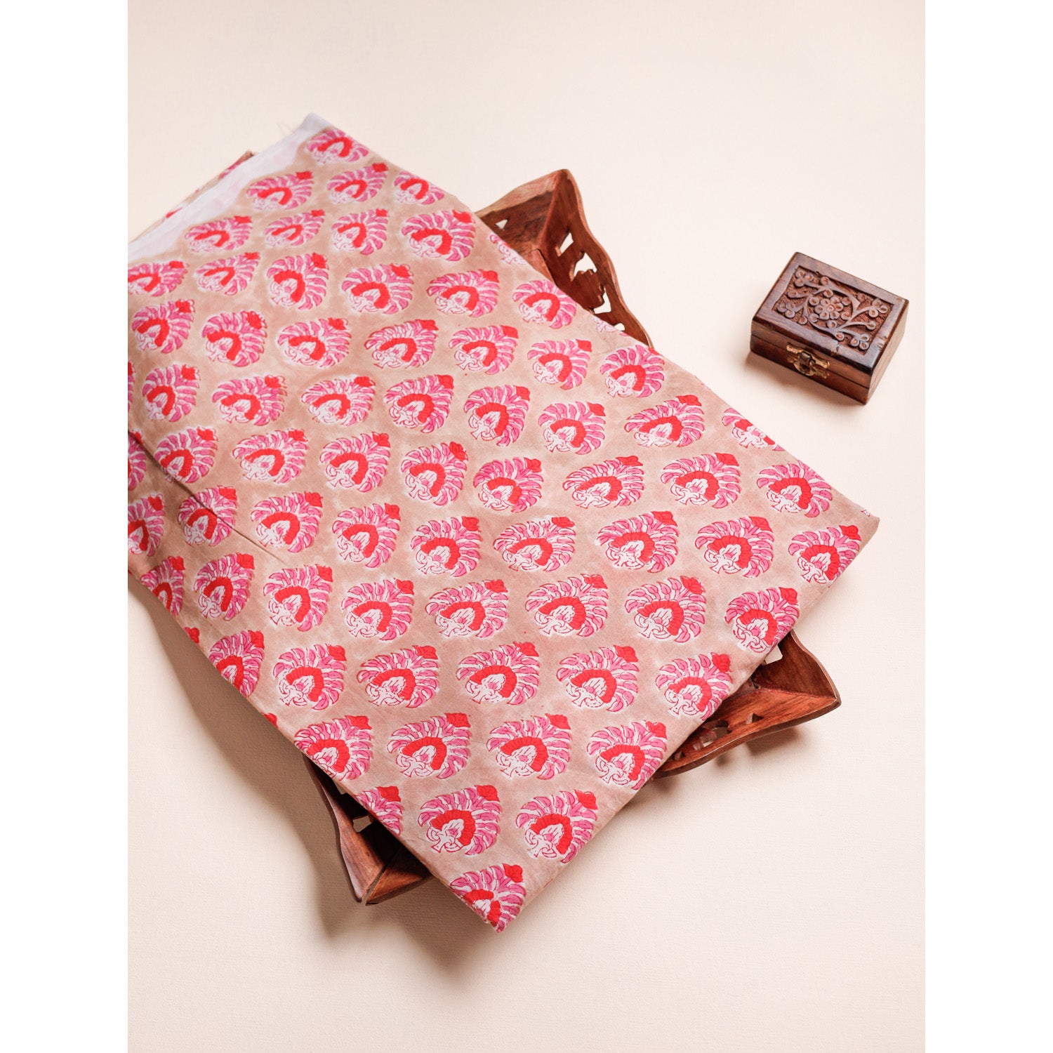 COTTON HANDBLOCK PRINTED FABRIC