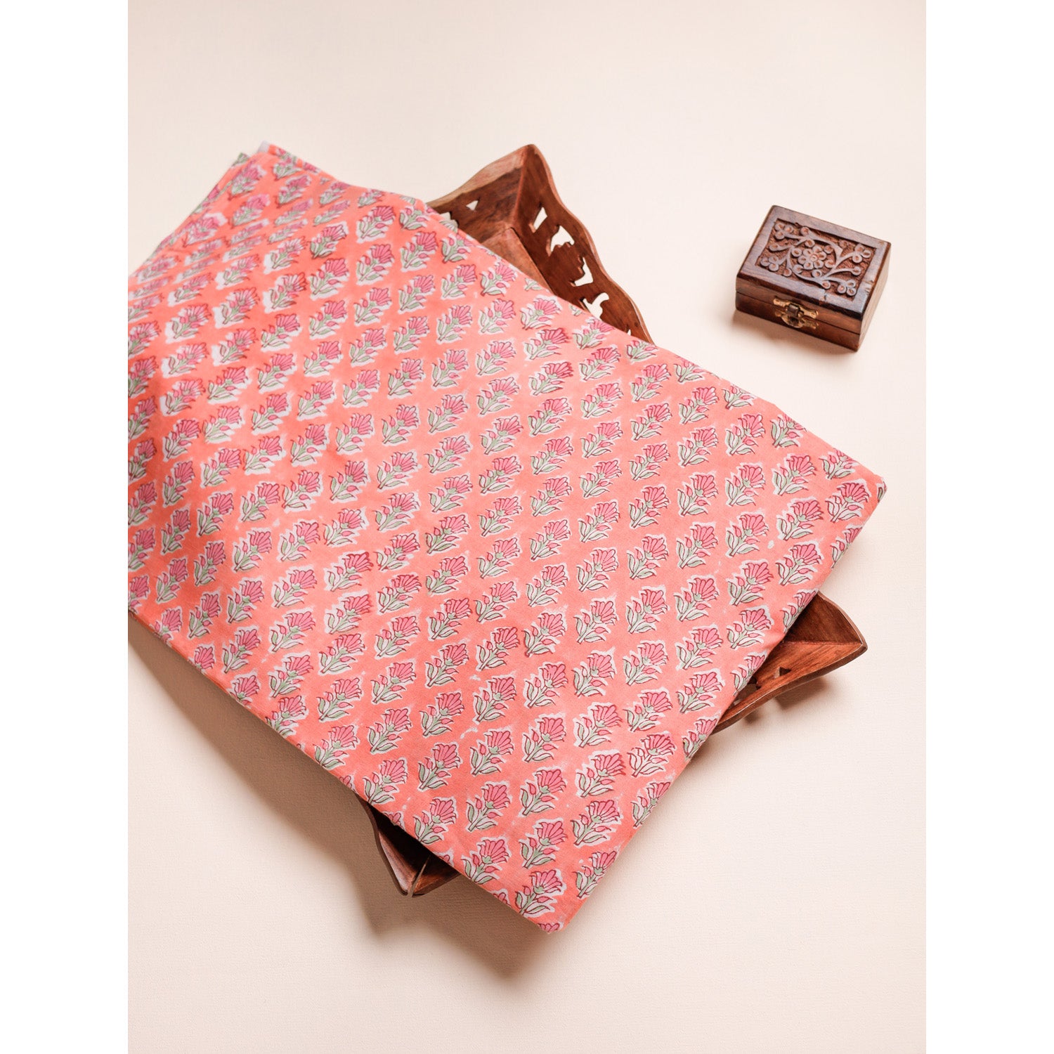 COTTON HANDBLOCK PRINTED FABRIC