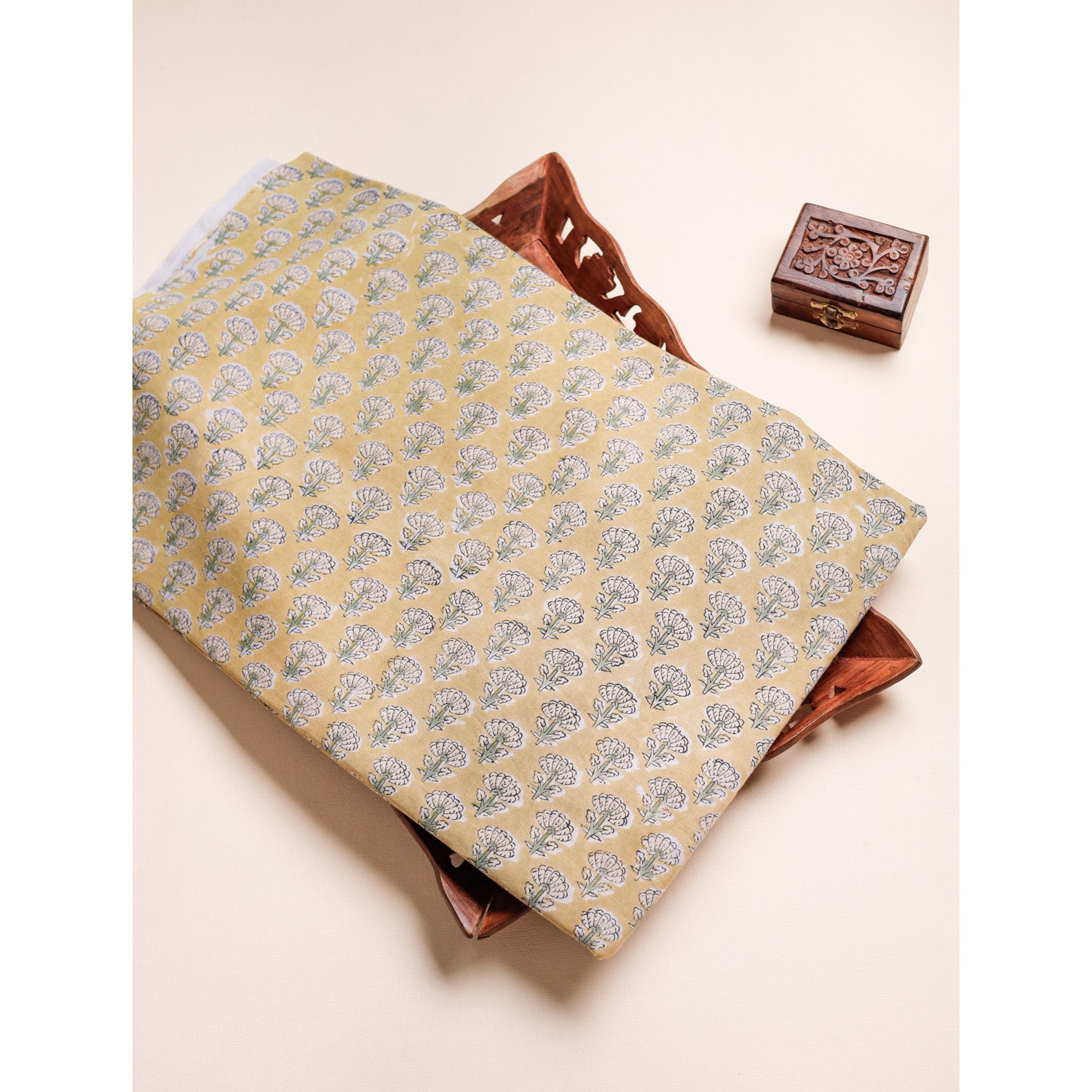 COTTON HANDBLOCK PRINTED FABRIC