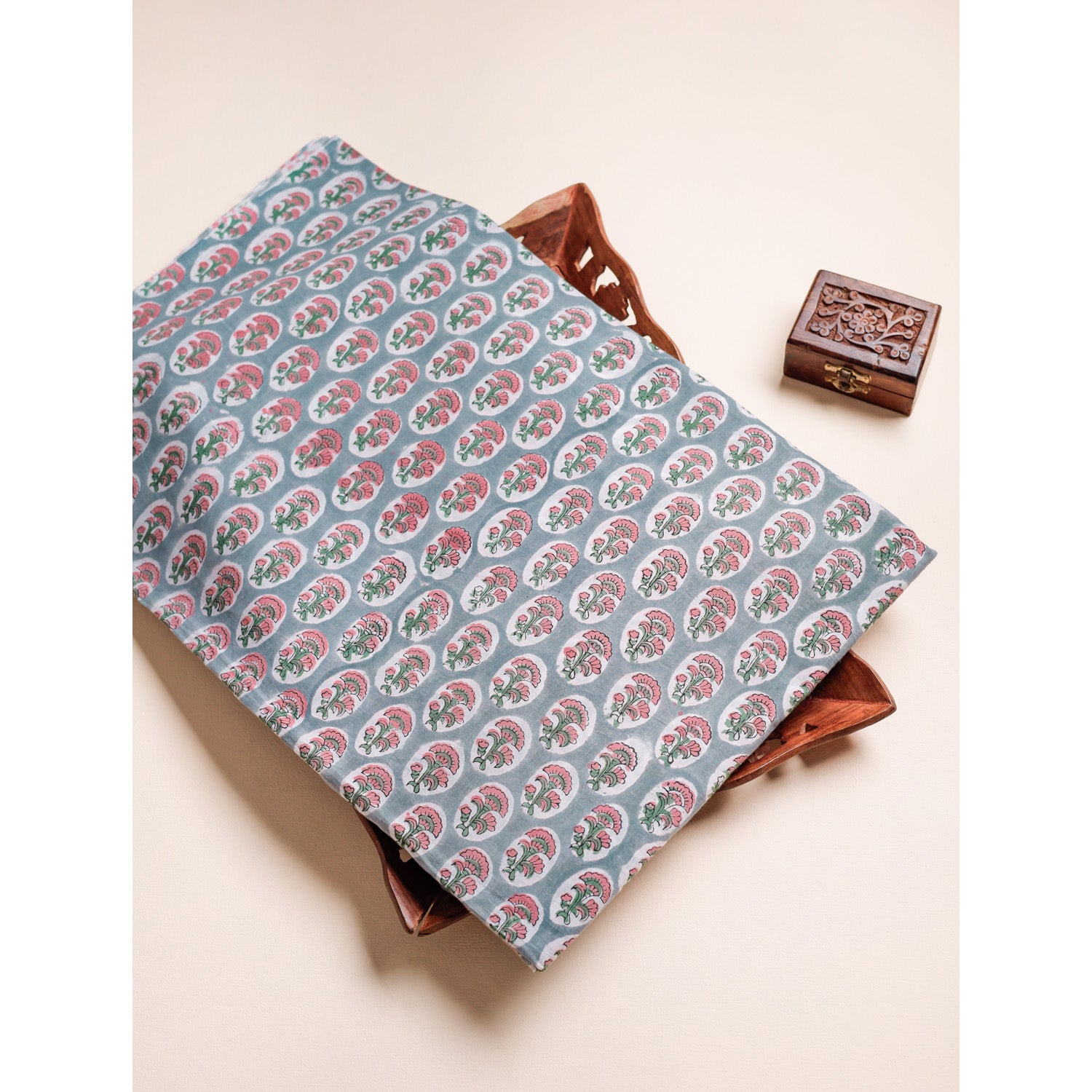 COTTON HANDBLOCK PRINTED FABRIC