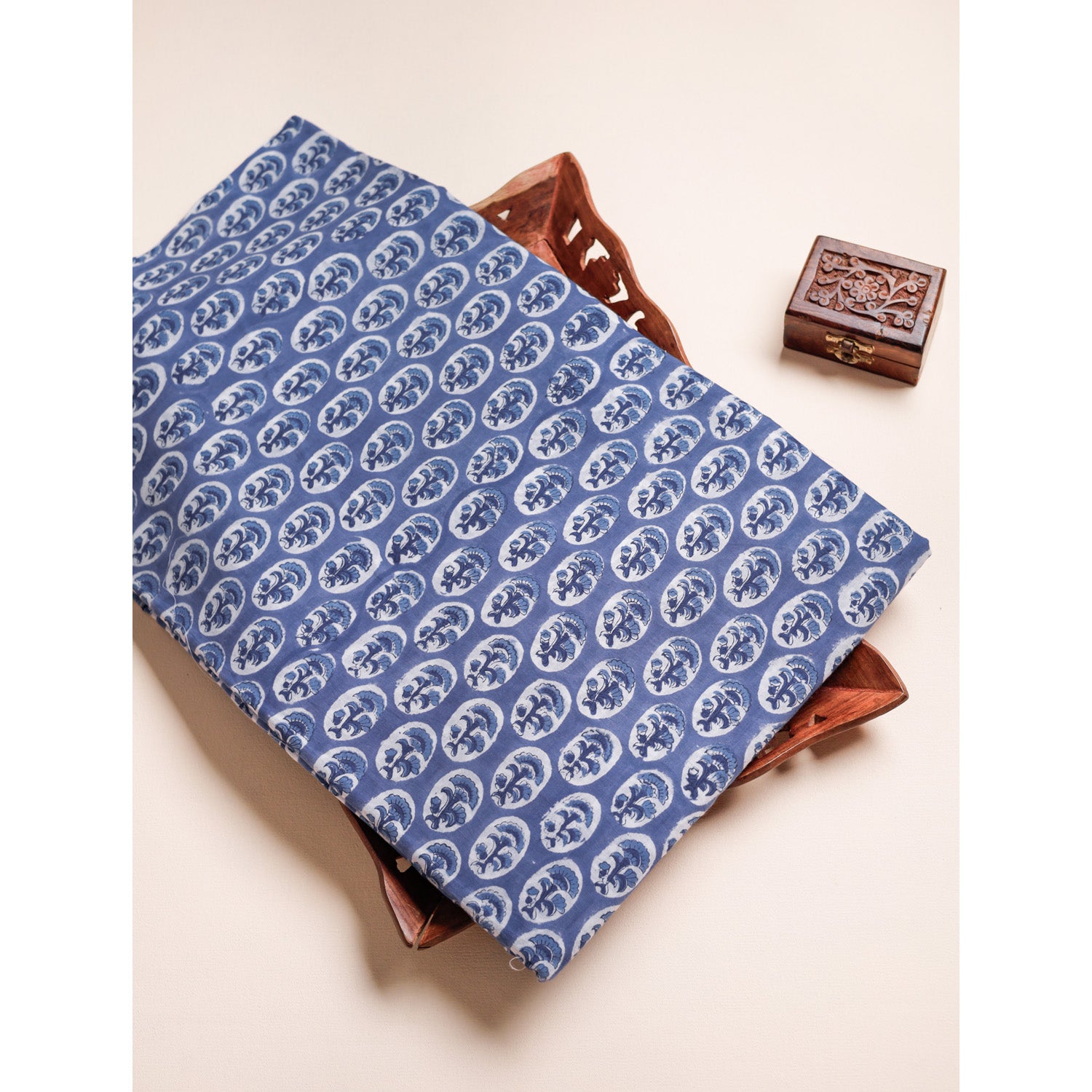 COTTON HANDBLOCK PRINTED FABRIC