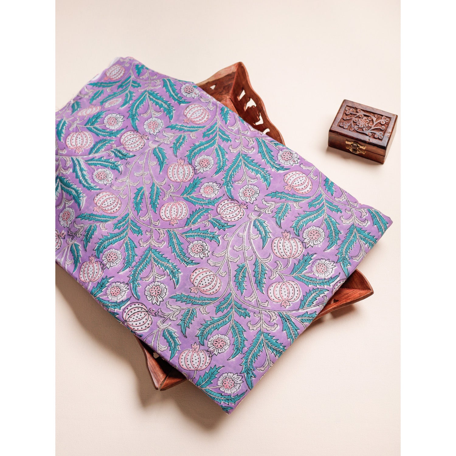 COTTON HANDBLOCK PRINTED FABRIC
