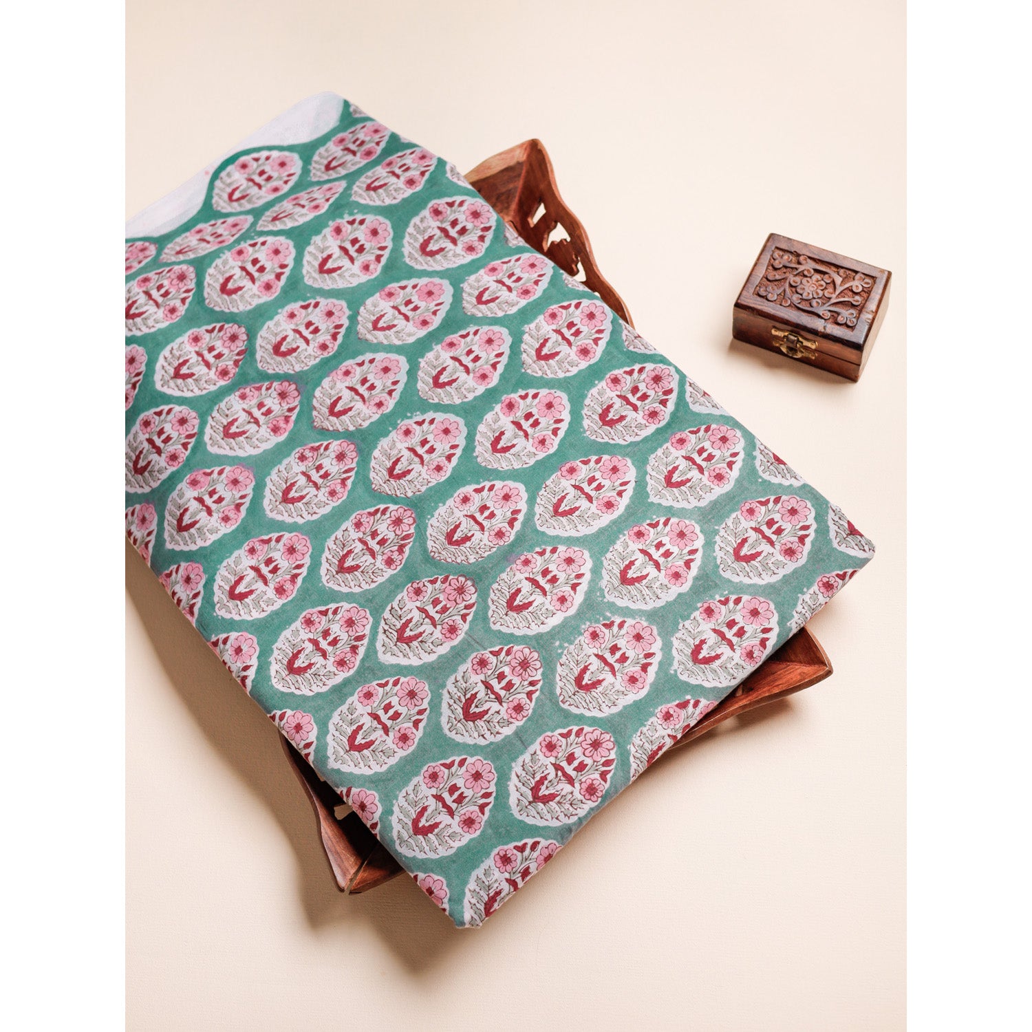 COTTON HANDBLOCK PRINTED FABRIC