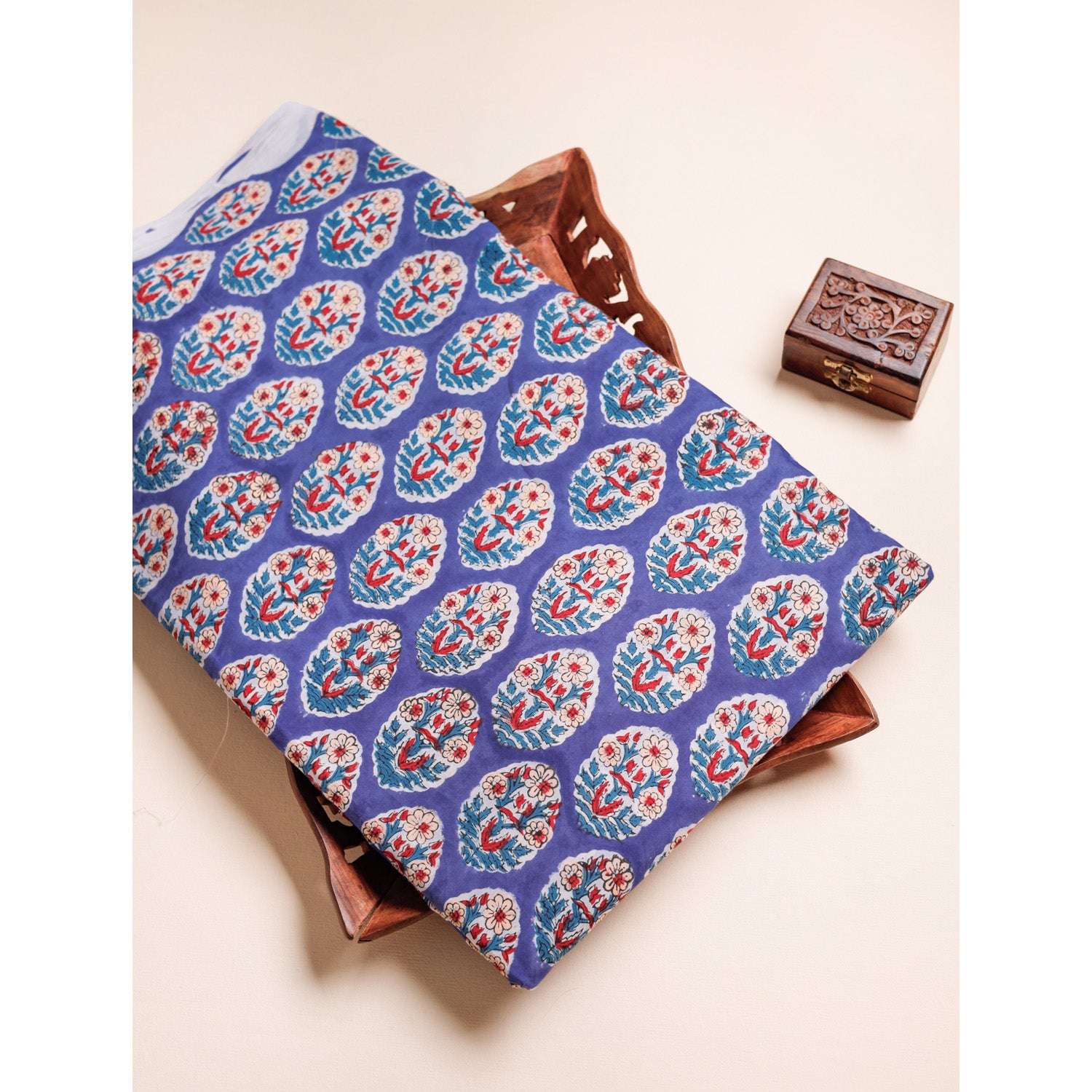 COTTON HANDBLOCK PRINTED FABRIC