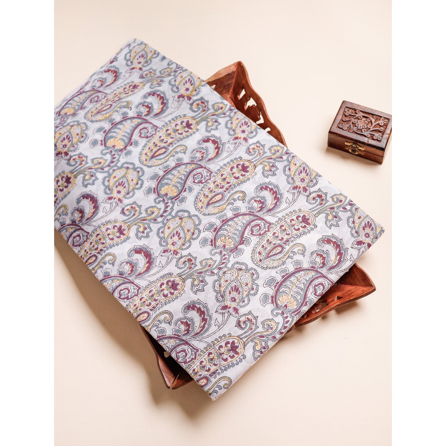 COTTON HANDBLOCK PRINTED FABRIC