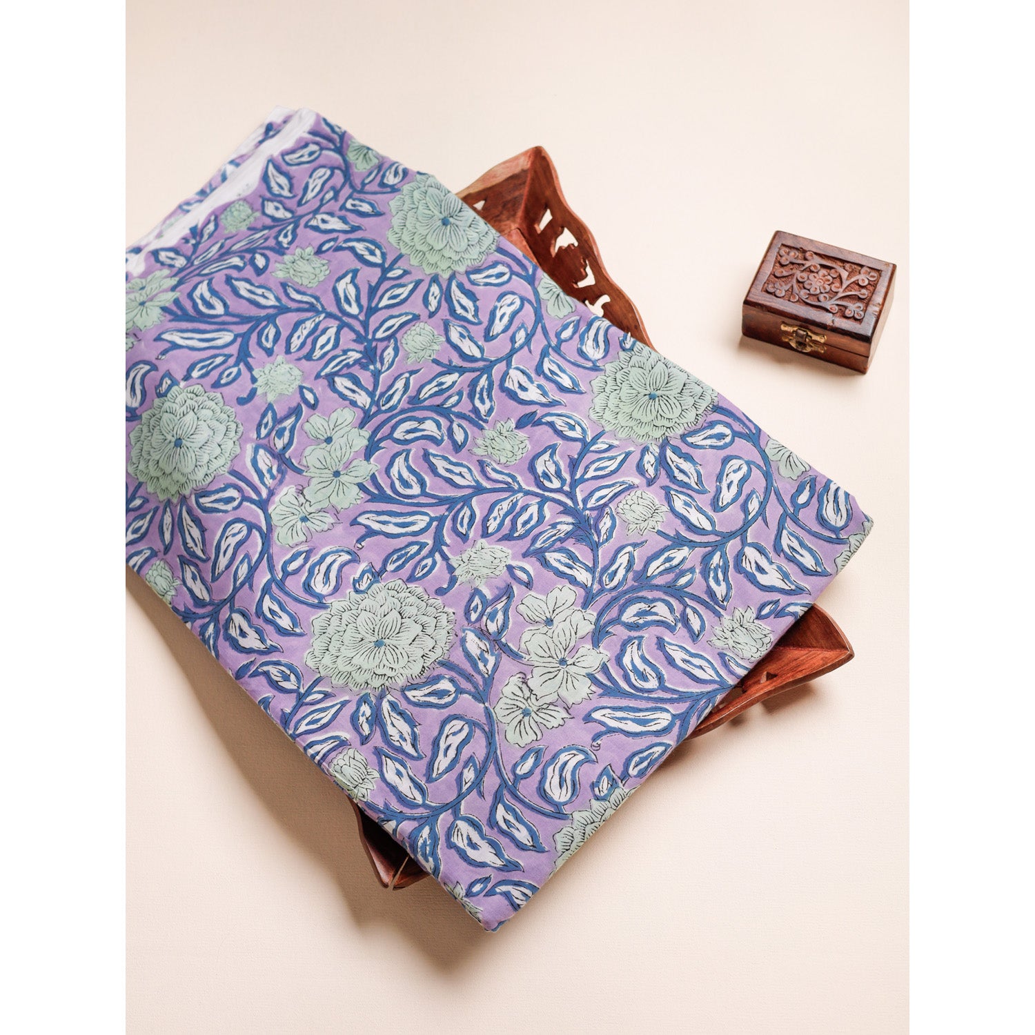 COTTON HANDBLOCK PRINTED FABRIC