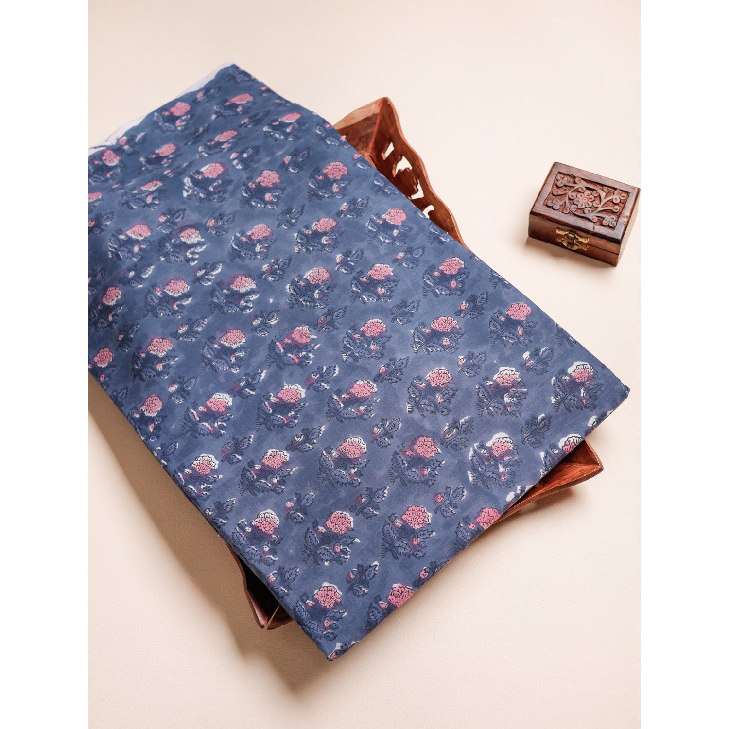 COTTON HANDBLOCK PRINTED FABRIC