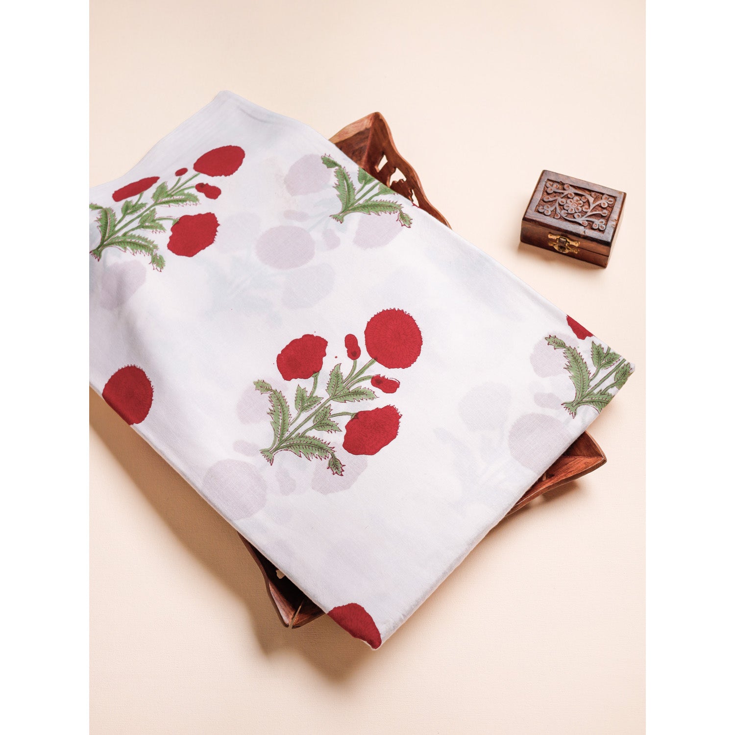 COTTON HANDBLOCK PRINTED FABRIC