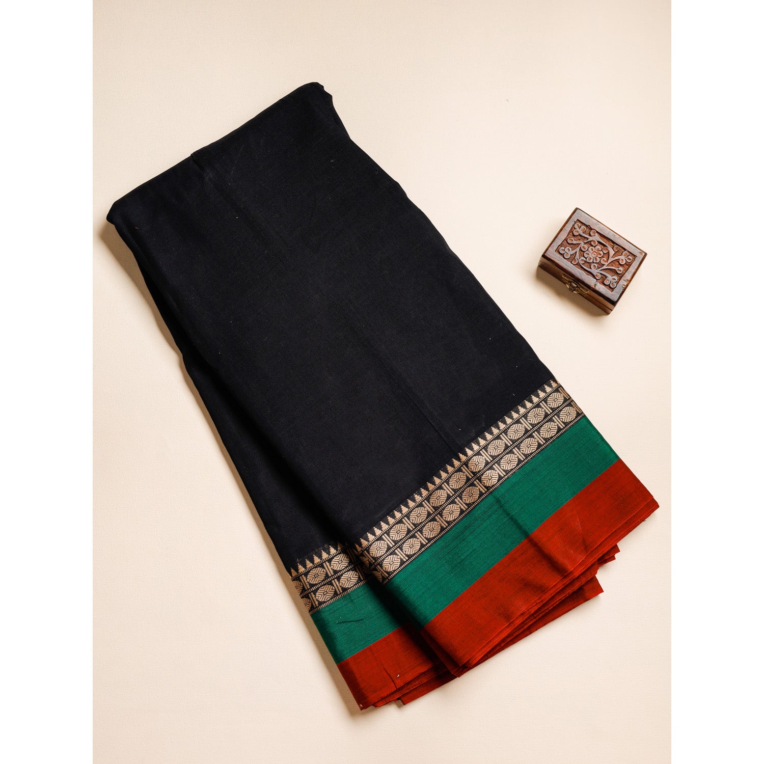 Handloom Cotton Narayanpet Border Fabric
