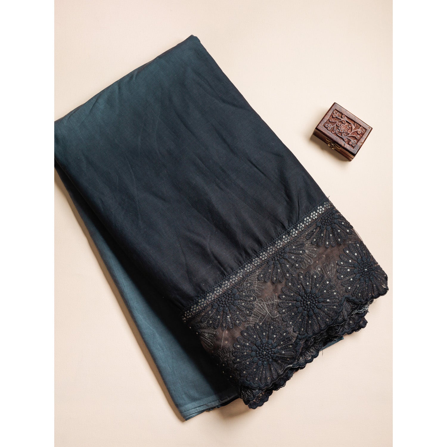 CHANDERI LACE BORDER FABRIC