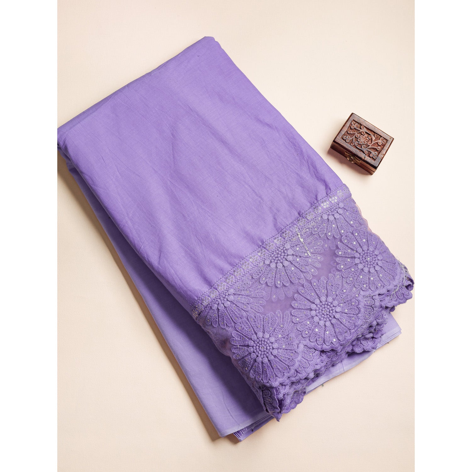 CHANDERI LACE BORDER FABRIC