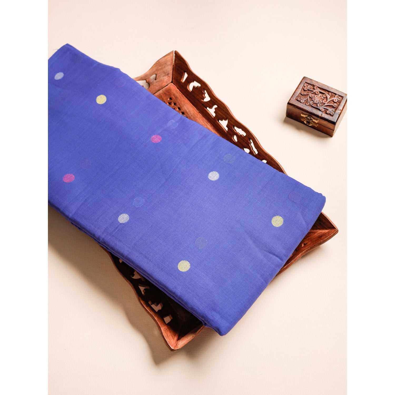 PURE MUL COTTON BENGAL JAMDHANI WOVEN FABRIC