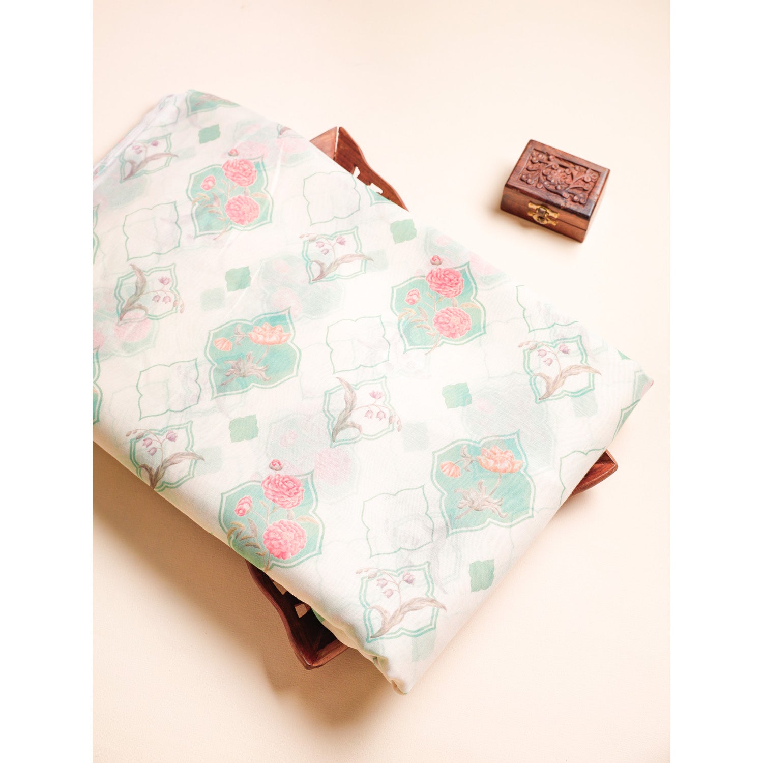 CHANDERI PRINTED FABRIC