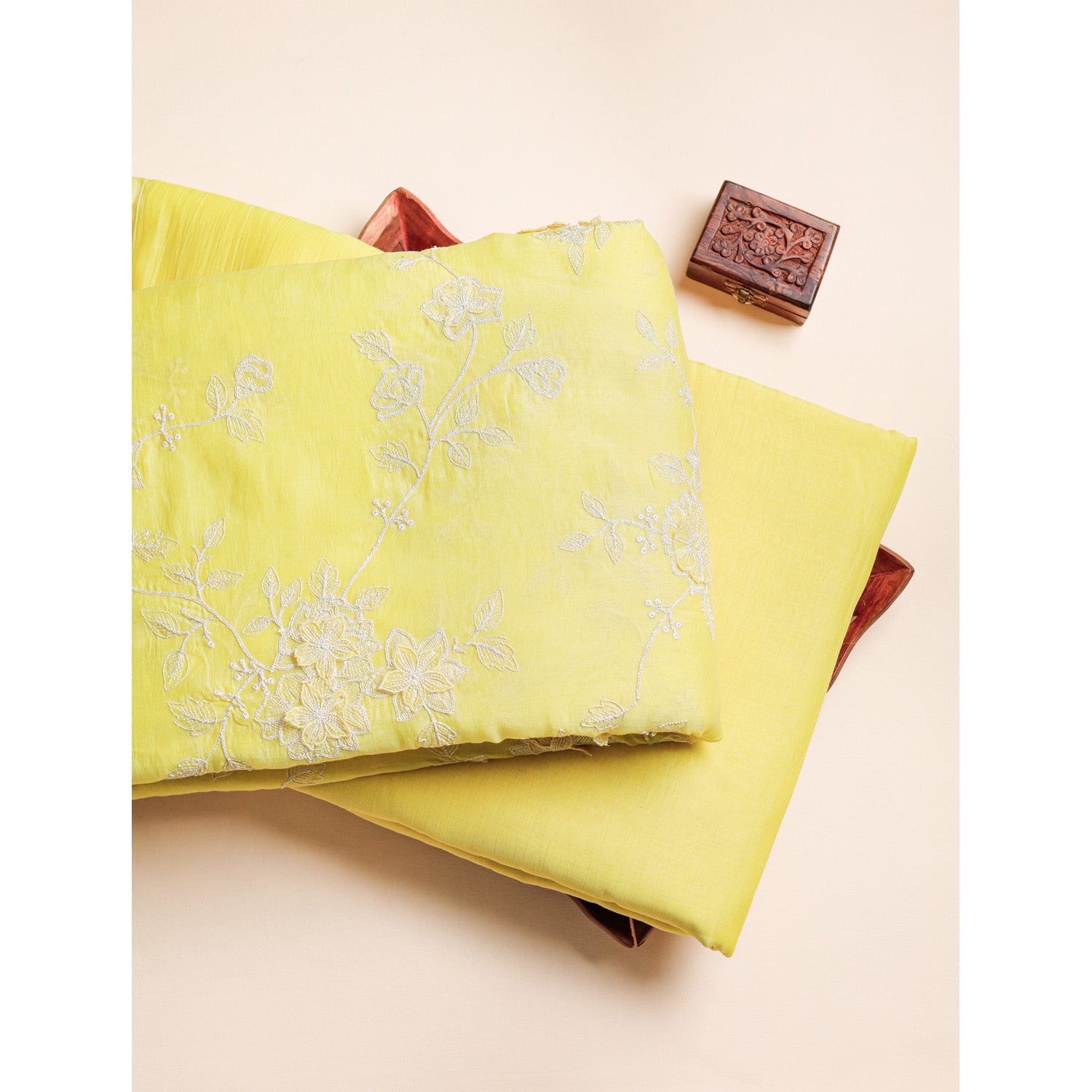 PREMIUM MUL CHANDERI EMBROIDERED & PLAIN FABRICS