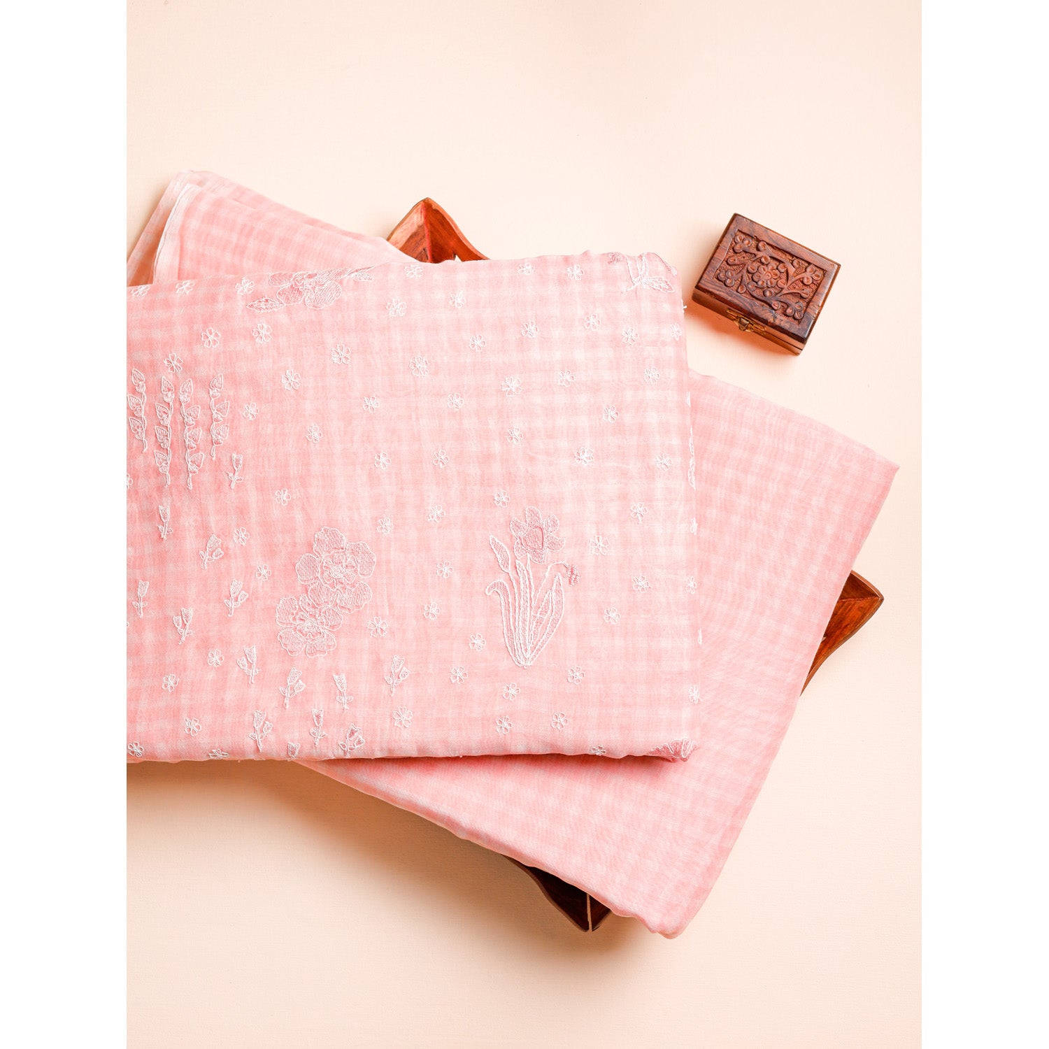 PREMIUM MUL CHANDERI EMBROIDERED & PLAIN FABRICS