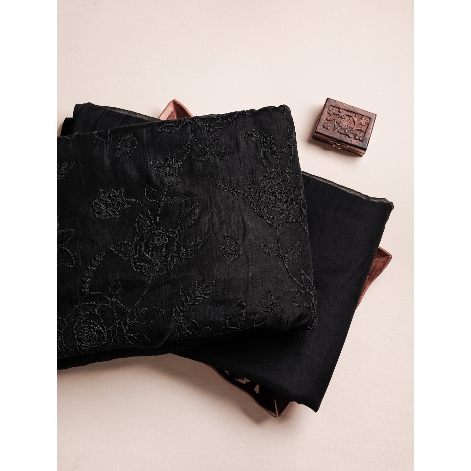 PREMIUM MUL CHANDERI EMBROIDERED & PLAIN FABRICS