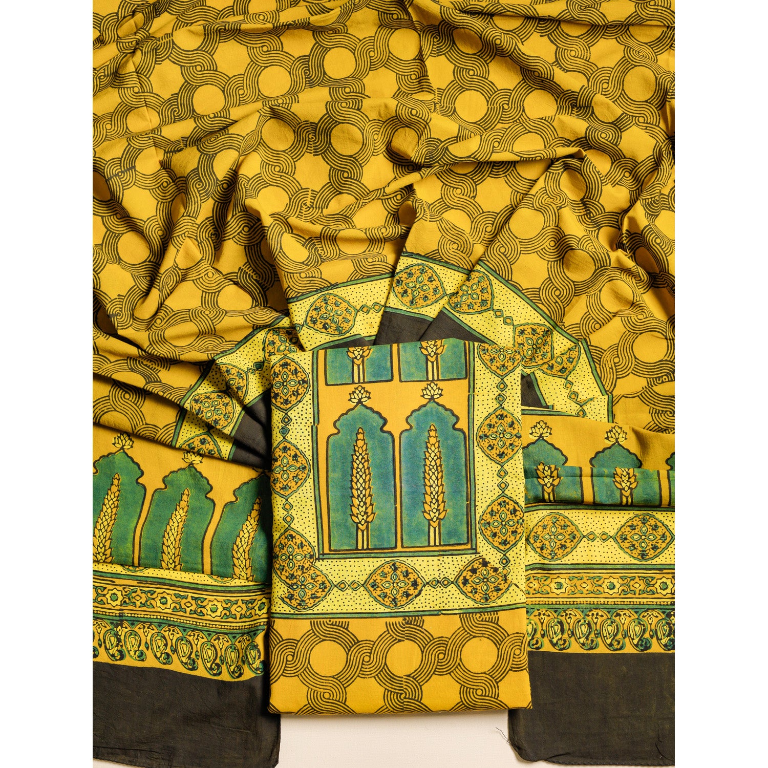PURE COTTON AJRAKH 2 PIECE SET