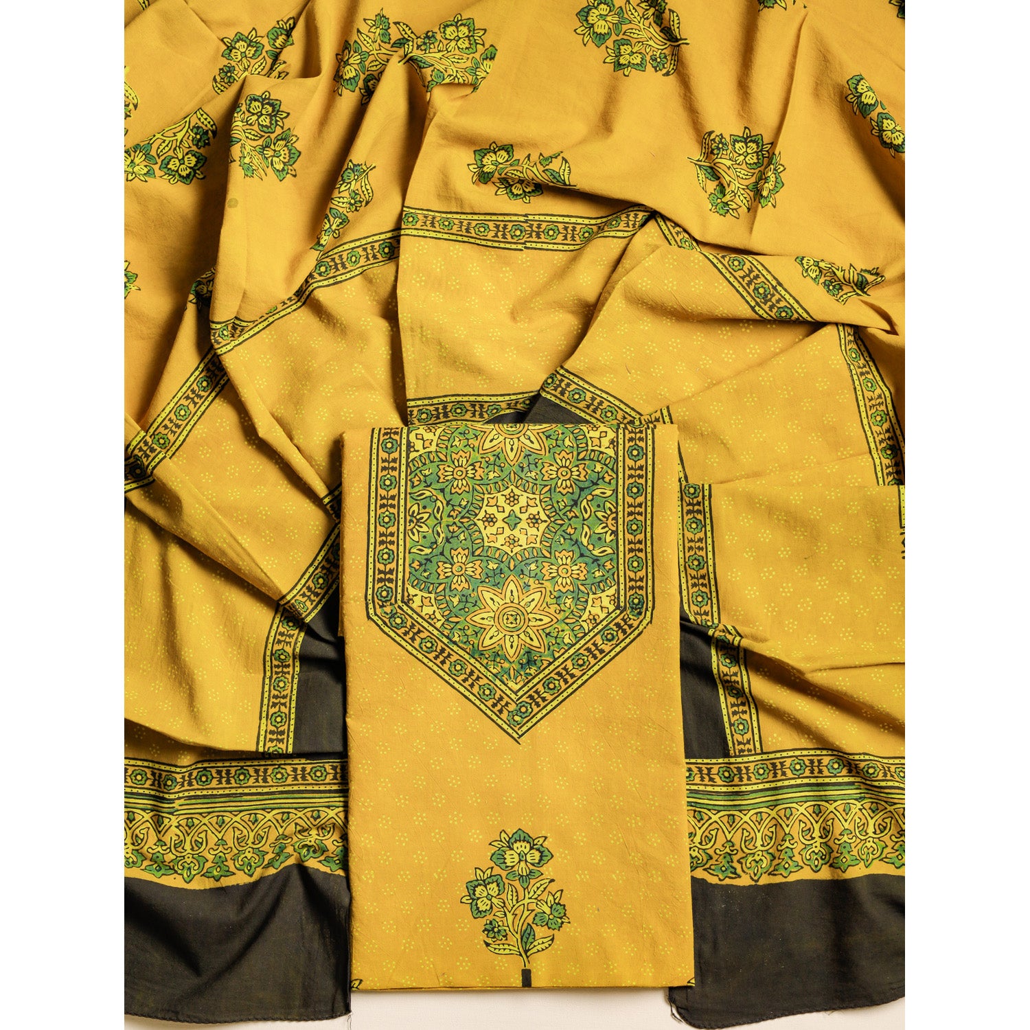 PURE COTTON AJRAKH 2 PIECE SET