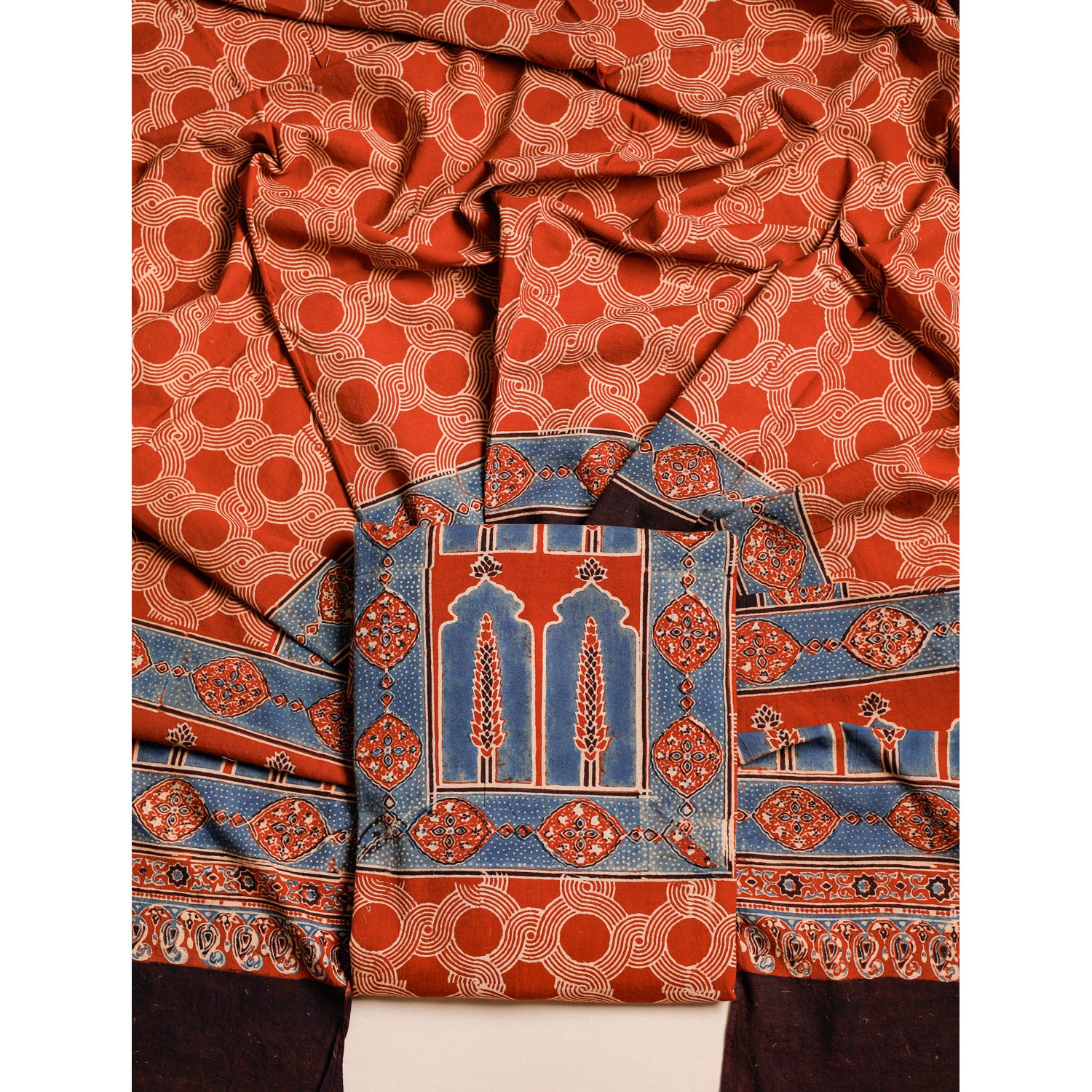 PURE COTTON AJRAKH 2 PIECE SET