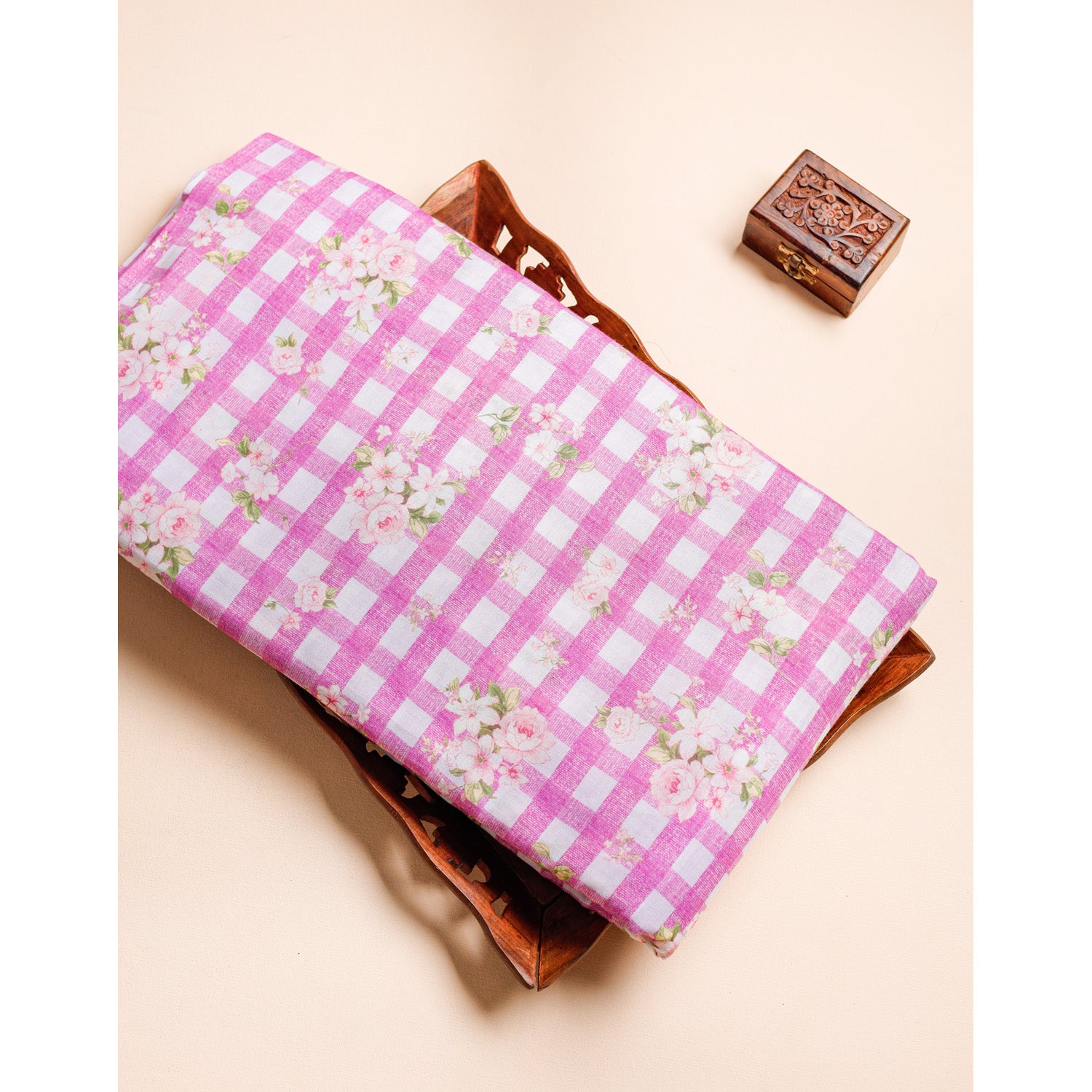 MULMUL DIGITAL PRINTED FABRIC