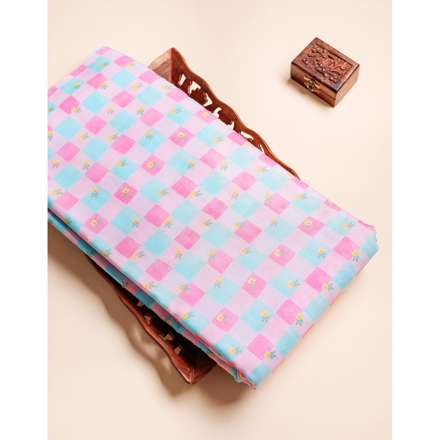 MULMUL DIGITAL PRINTED FABRIC