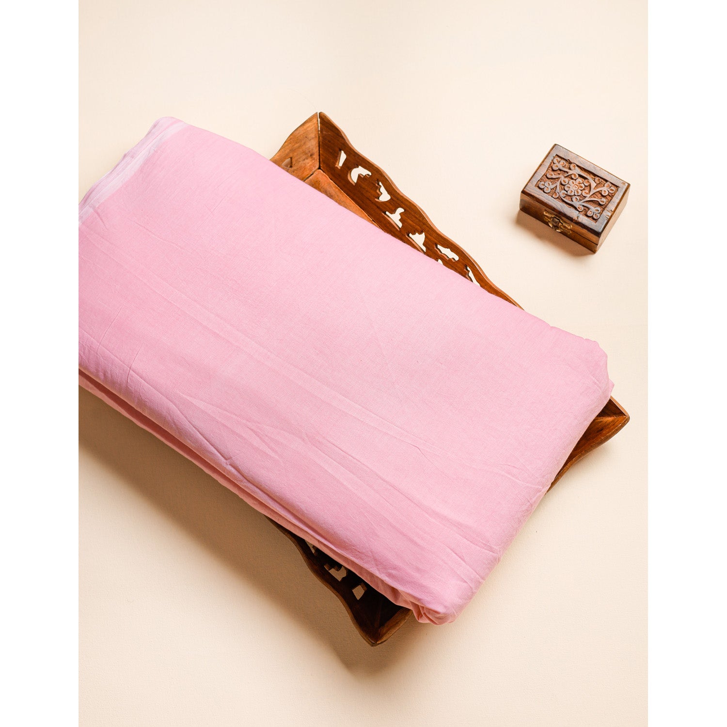 PURE MUL COTTON PLAIN FABRIC