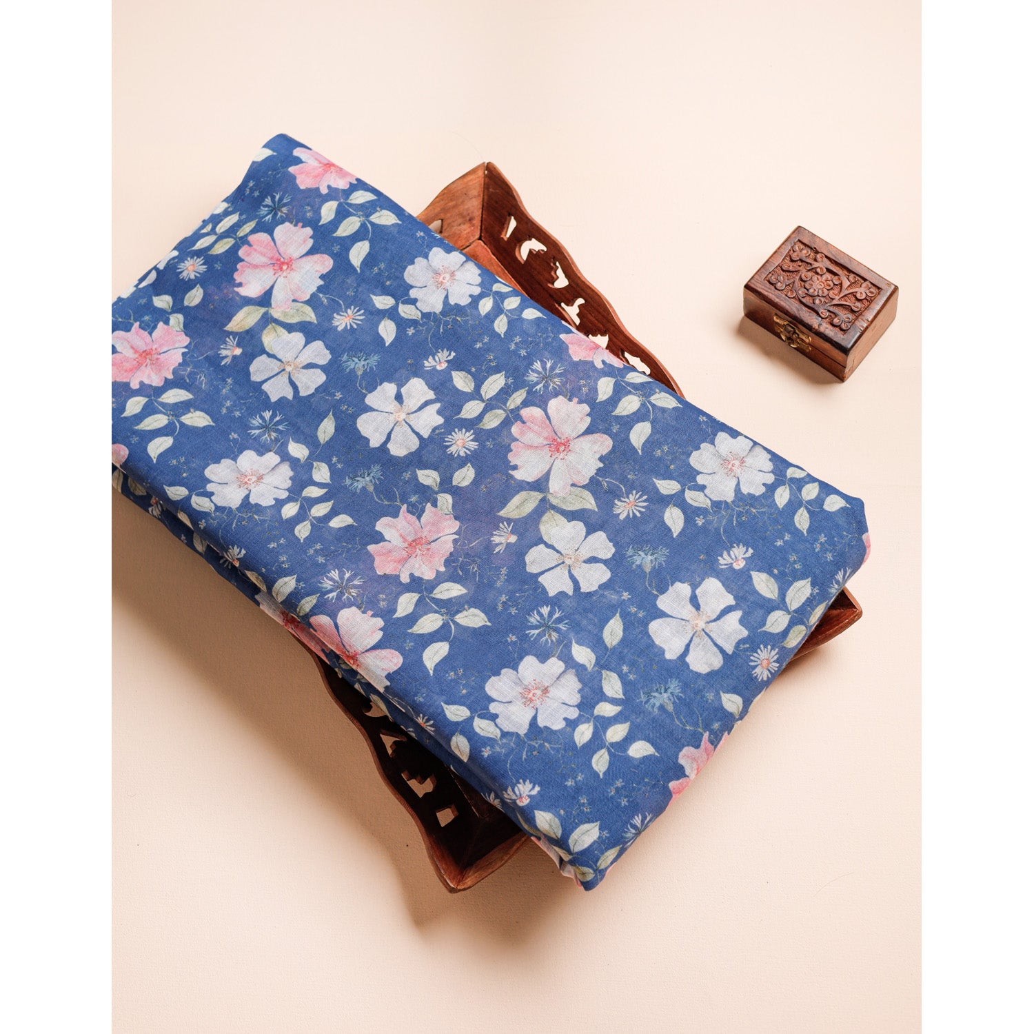 SEMI LINEN DIGITAL PRINTED FABRIC