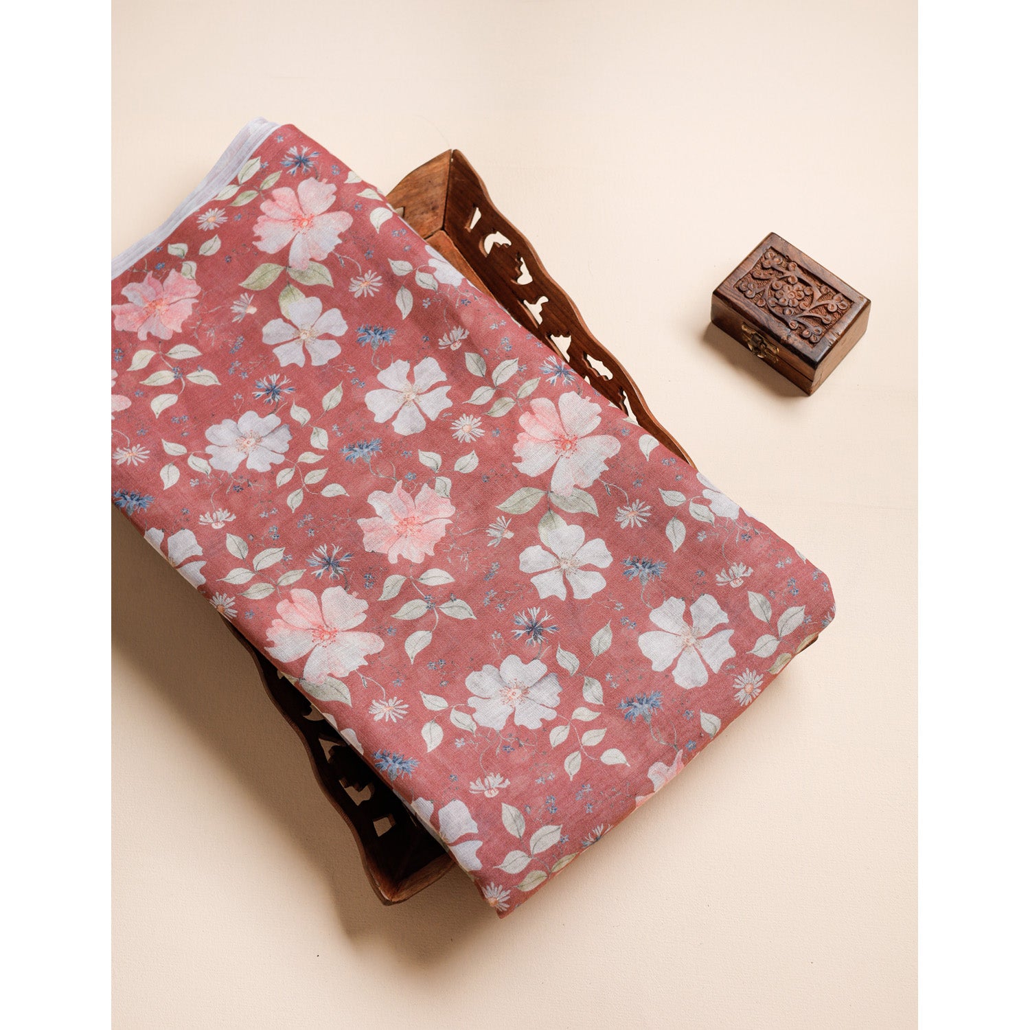 SEMI LINEN DIGITAL PRINTED FABRIC